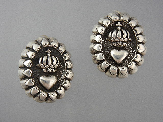 CAROL HENRY  Earrings Sterling Silver Clips