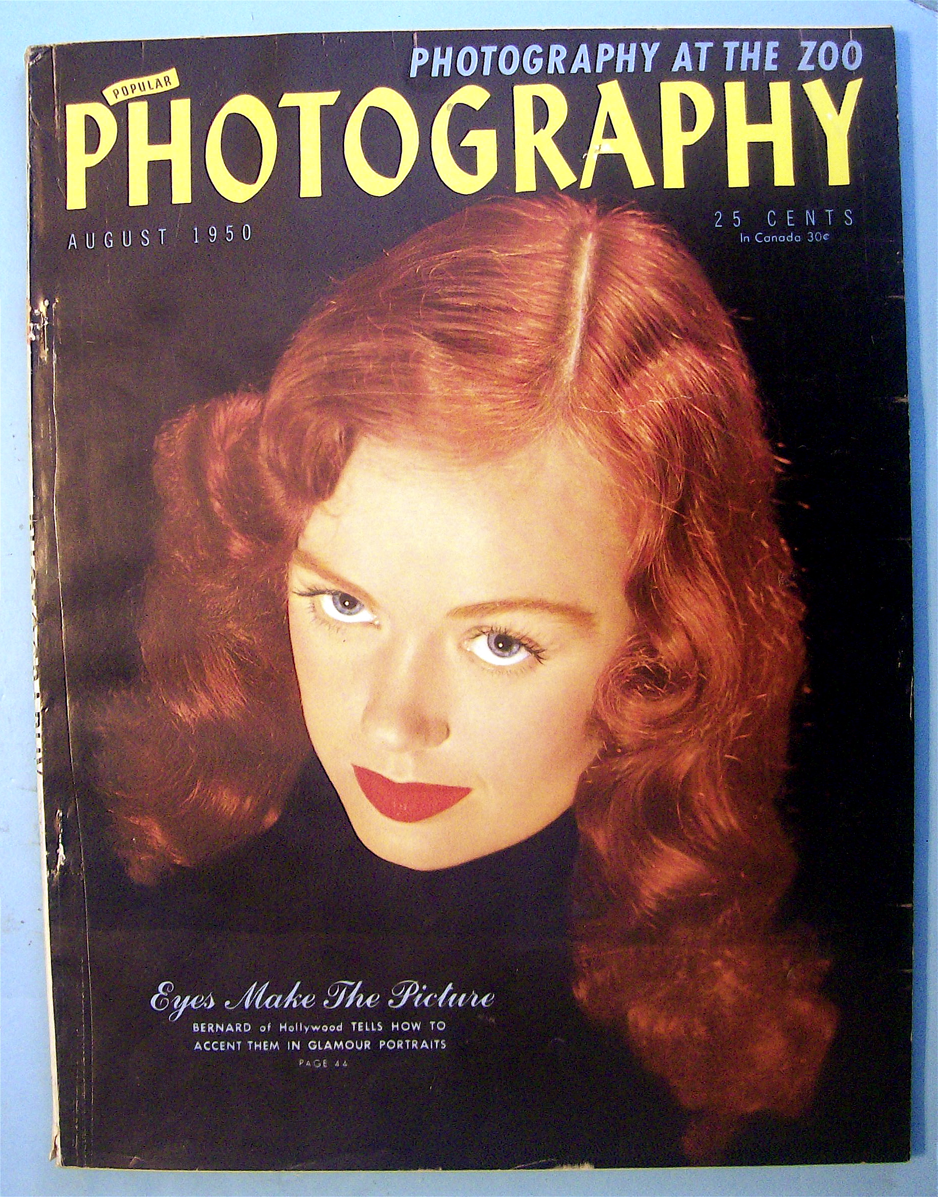 Popular Photography Magazine-August 1950-Bernard