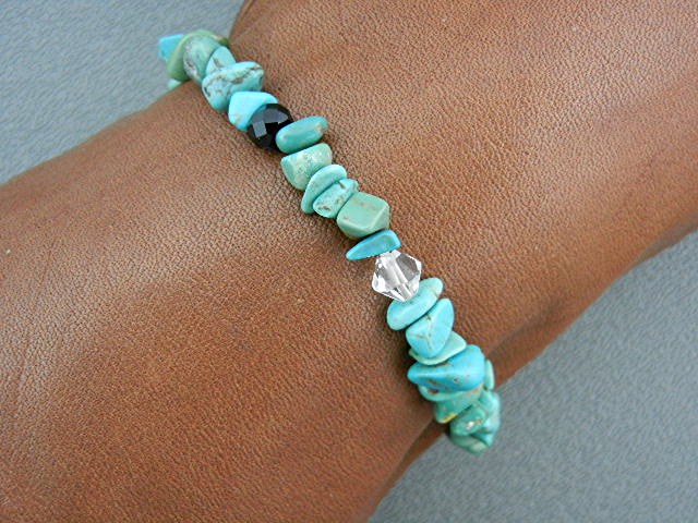 Native American Turquoise Crystal Expanda Bracelets 3