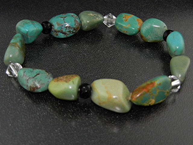 Native American Turquoise Crystal Expanda Bracelets 3