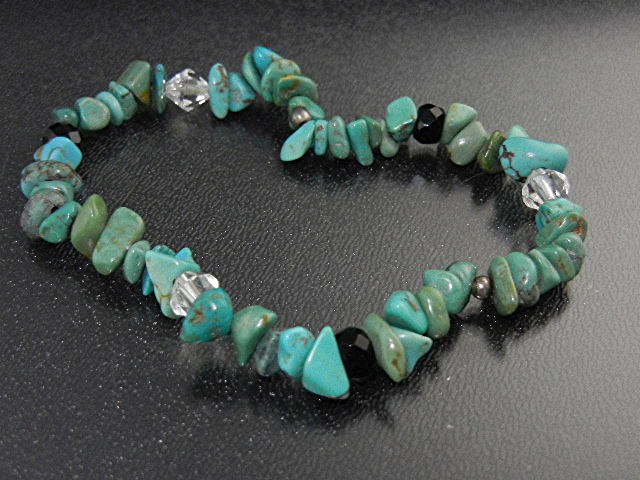 Native American Turquoise Crystal Expanda Bracelets 3