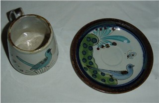 Mexico Cup and Saucer Set