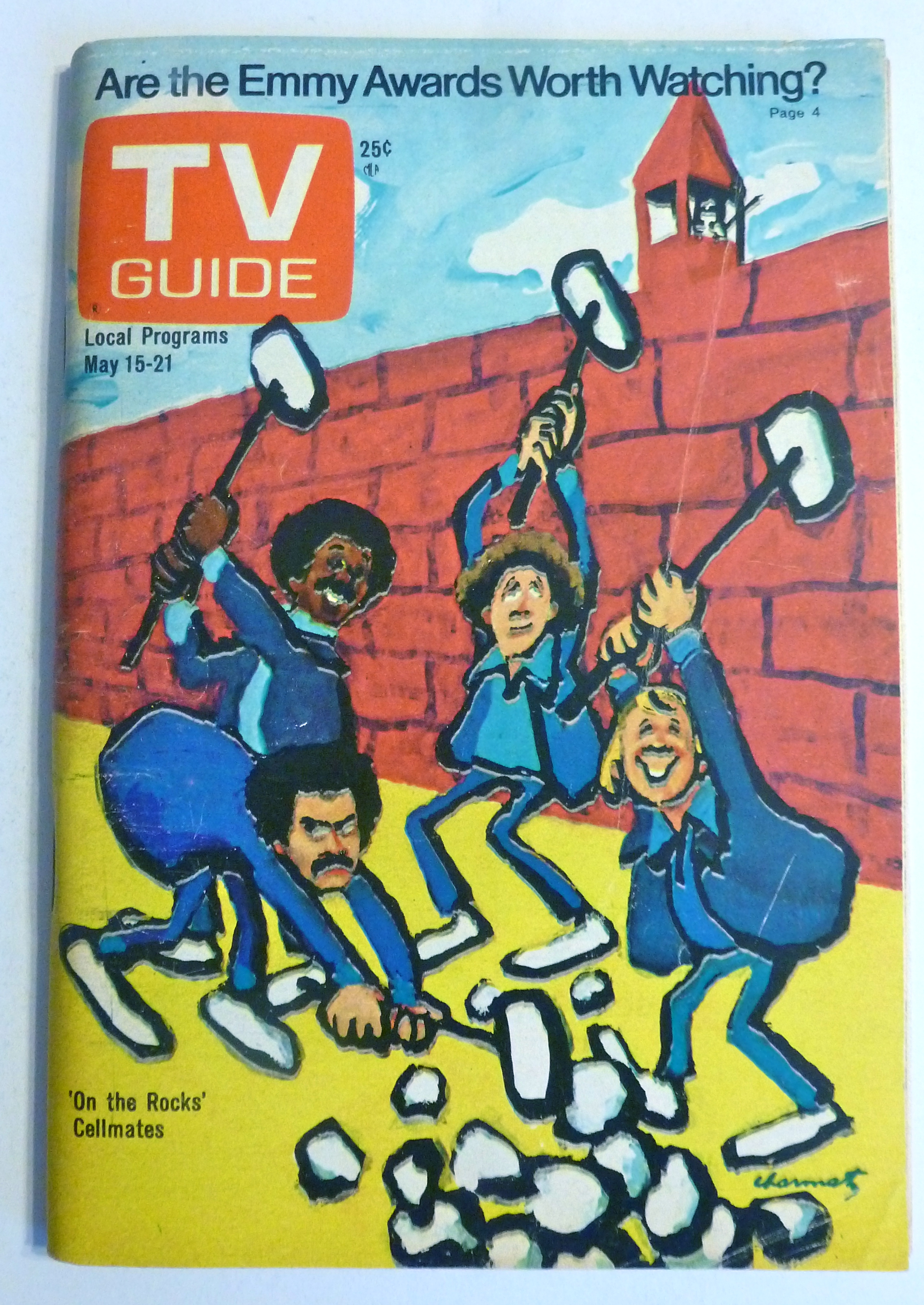 TV Guide-May 15-21, 1976-On The Rocks Cellmates
