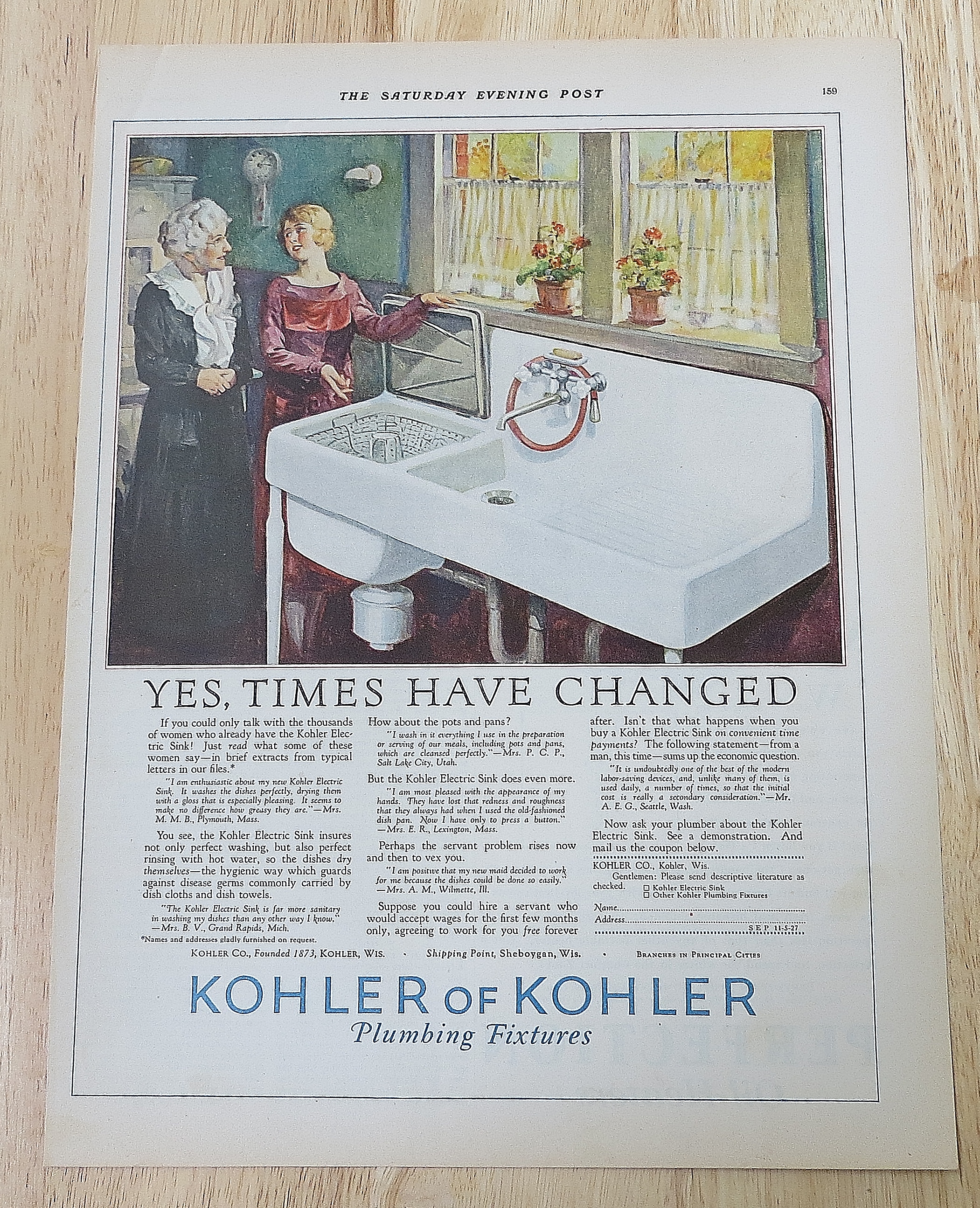 1927 Kohler Of Kohler With Women Talking