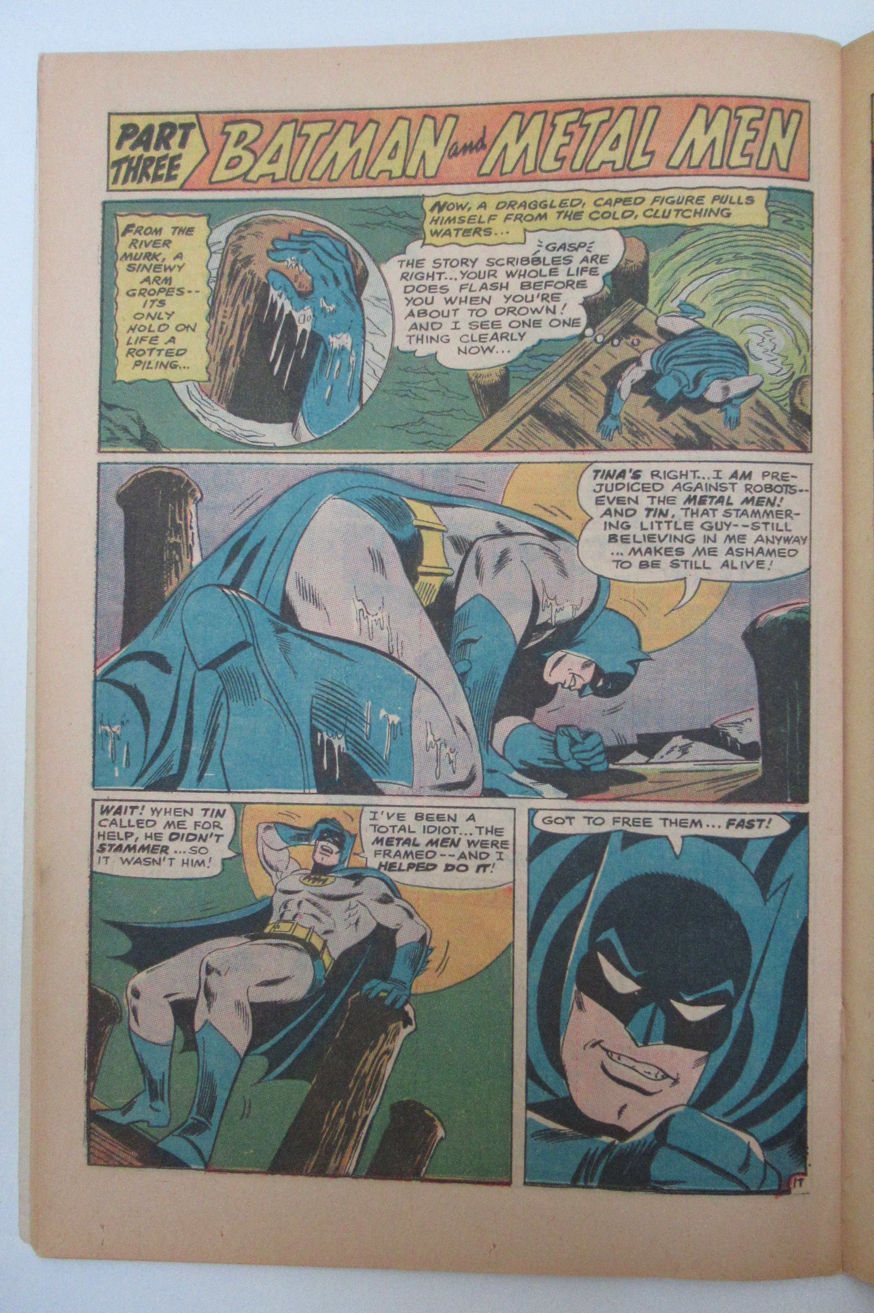 Batman & Metal Man October 1967 Rampant Run The Robots