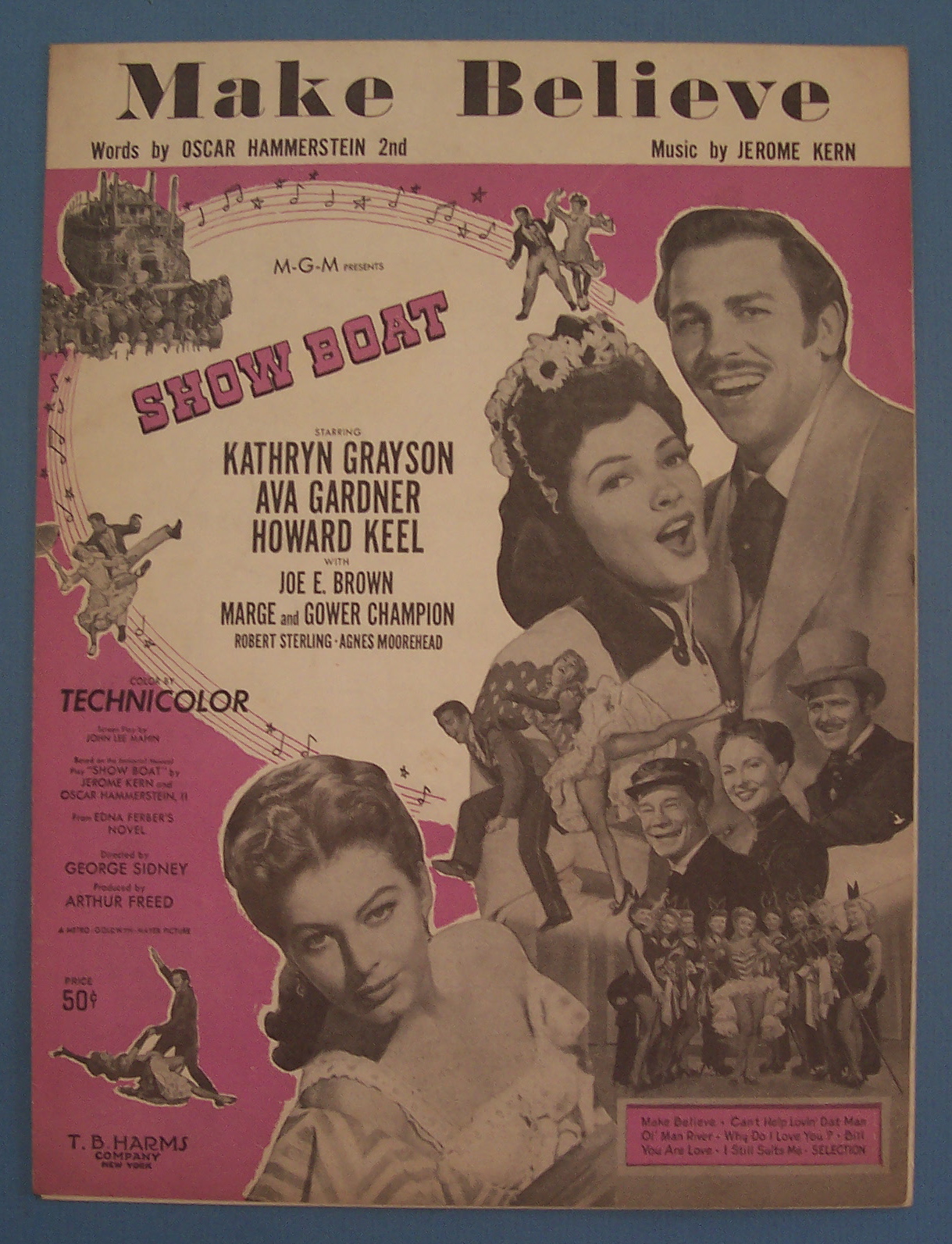 Sheet Music For 1927 Make Believe (Show Boat Cover)
