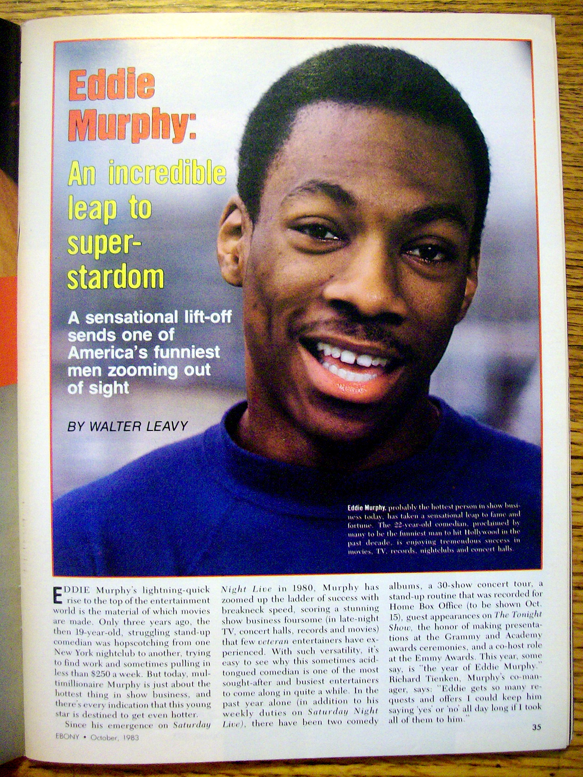 Ebony Magazine-October 1983-Eddie Murphy