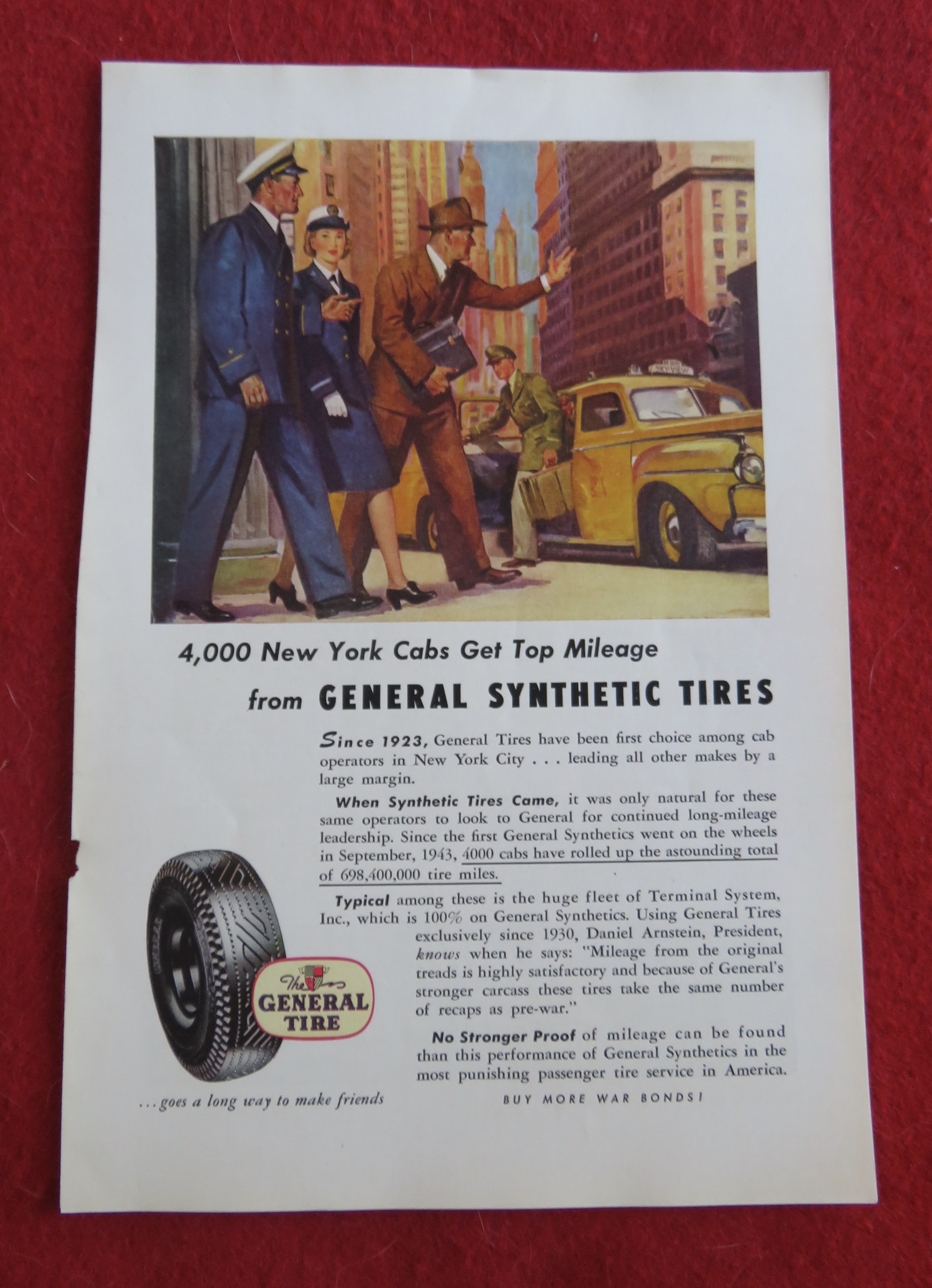 1944 General Tires with General Synthetic Tires