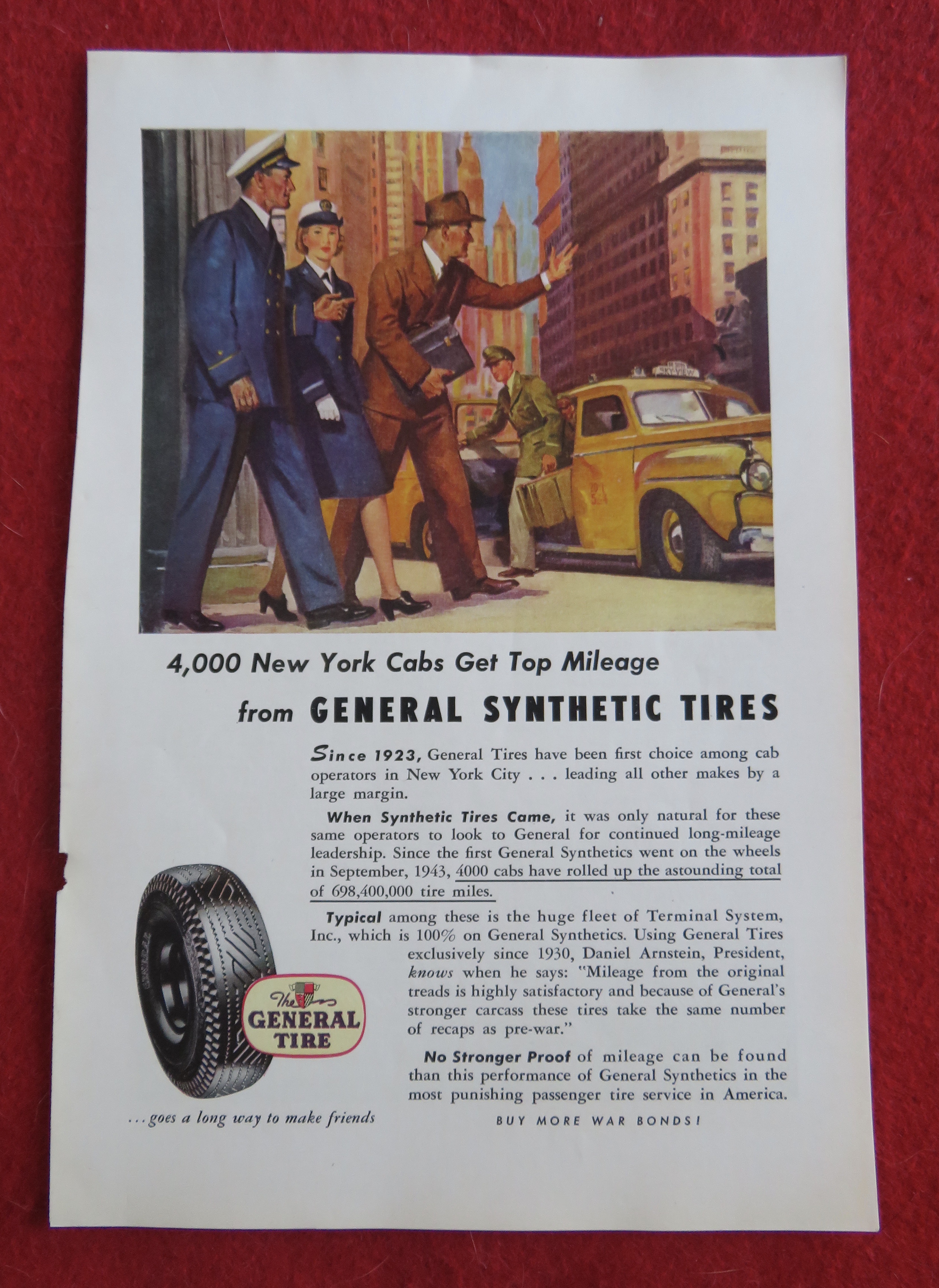1944 General Tires with General Synthetic Tires