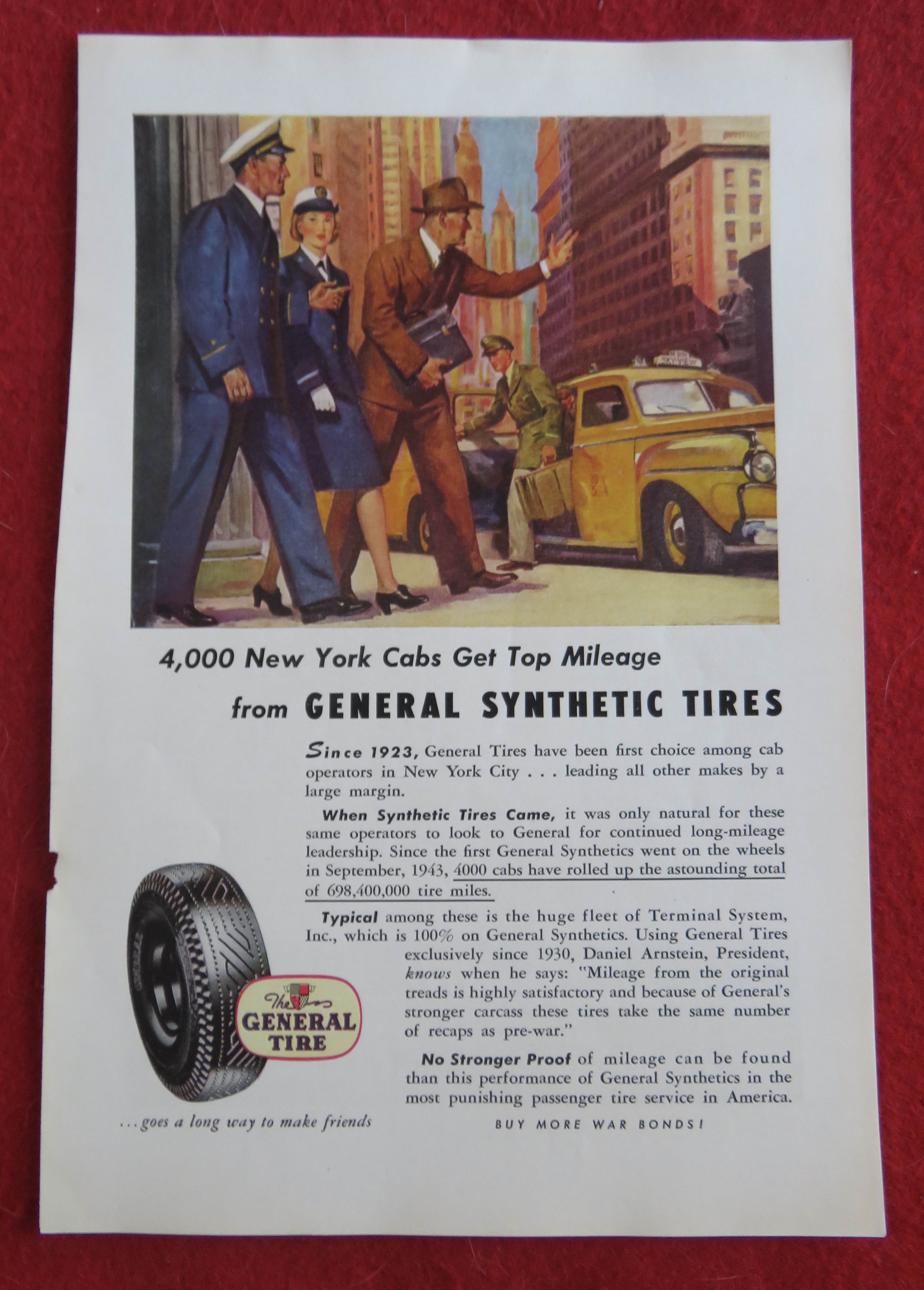 1944 General Tires with General Synthetic Tires