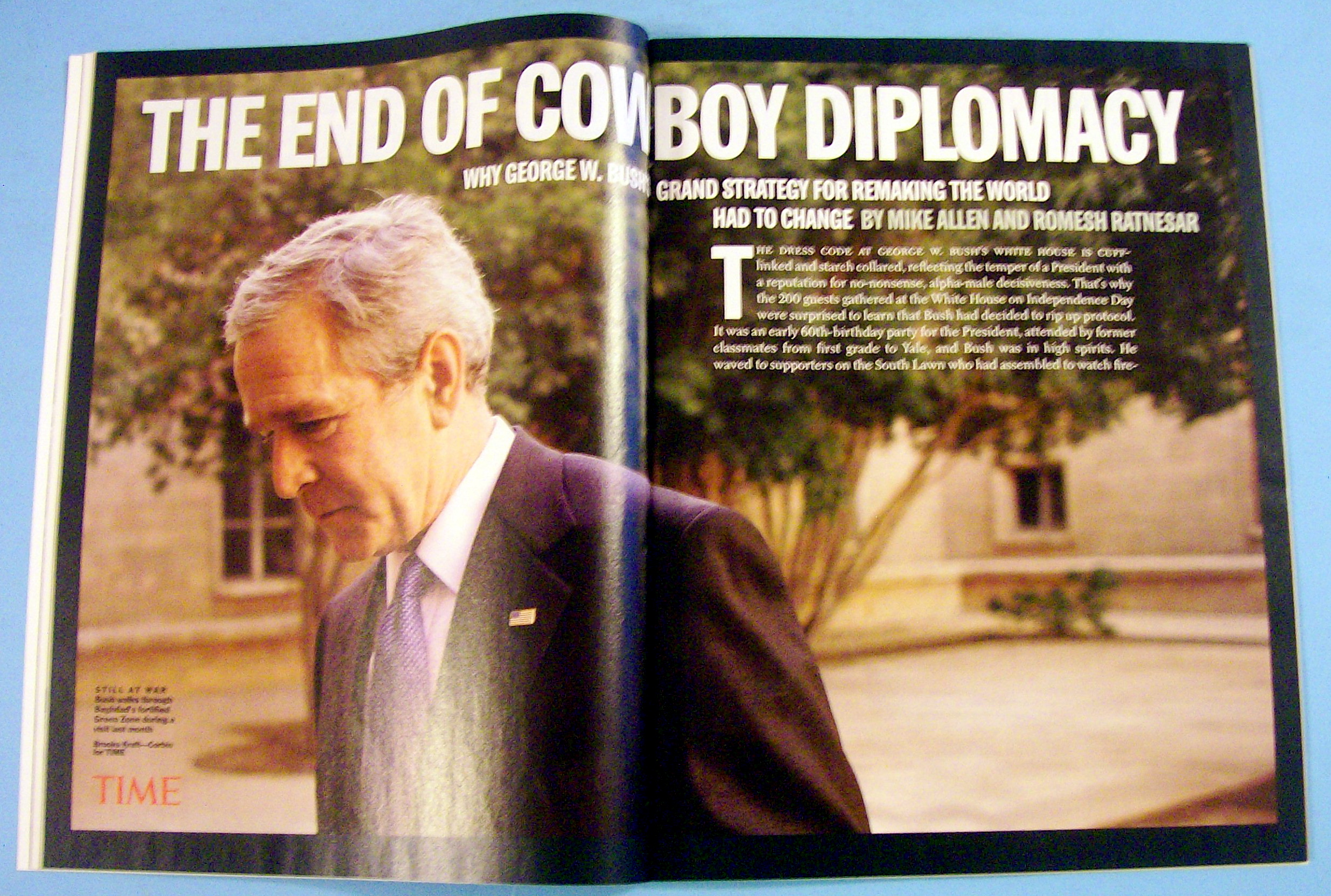 Time Magazine July 17, 2006 The End Of Cowboy Diplomacy