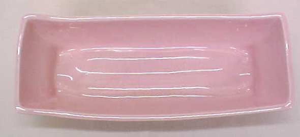 McCoy Art Deco Planter Pink Speckled