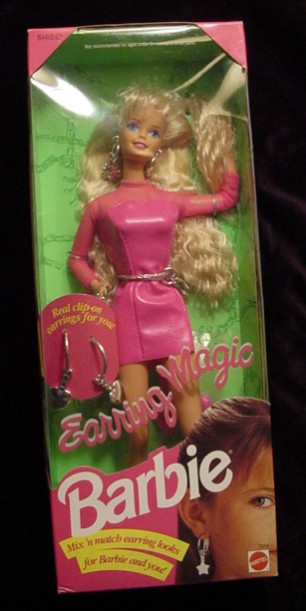 1993 Earring Magic Barbie Doll