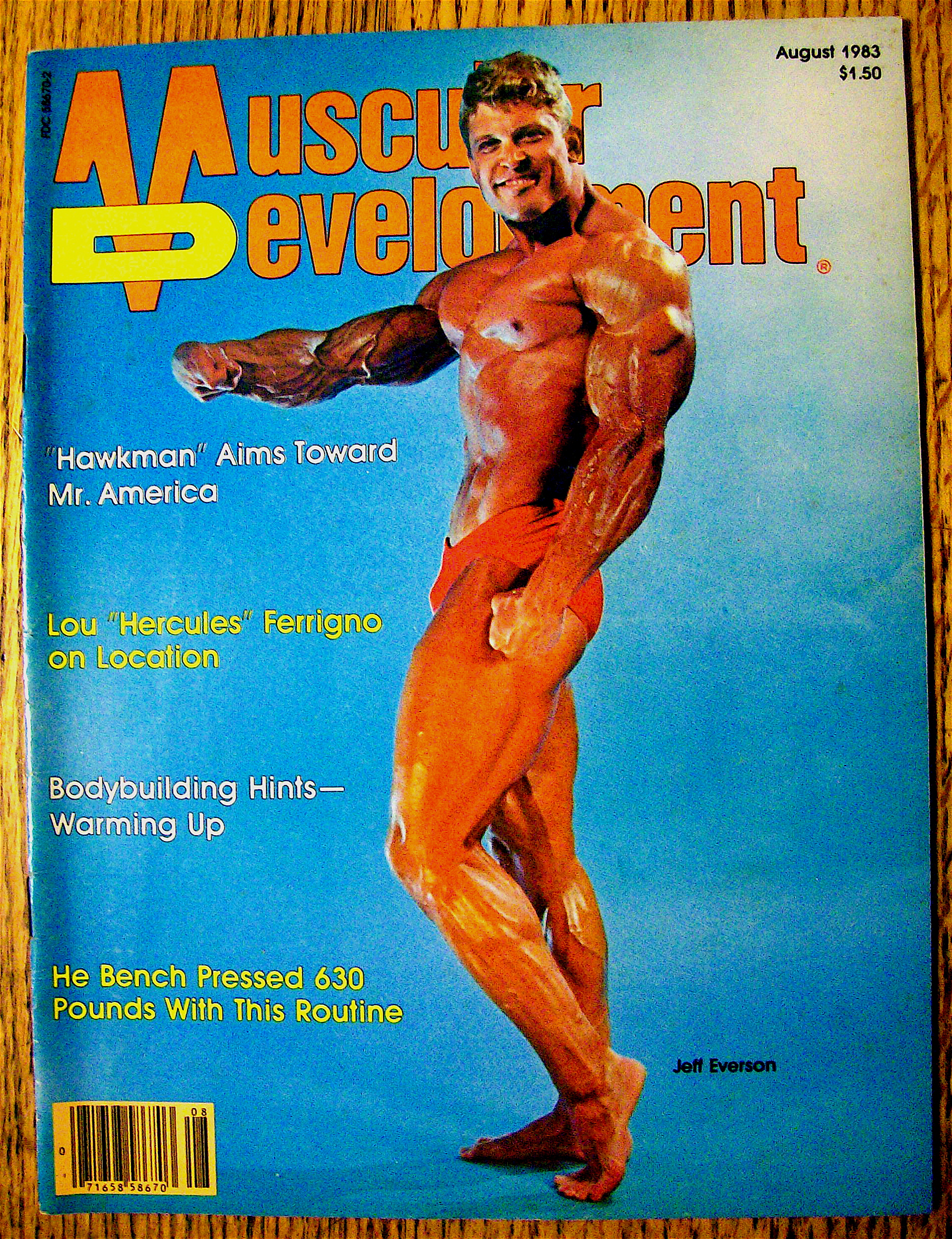 Muscular Development-August 1983-Jeff Everson