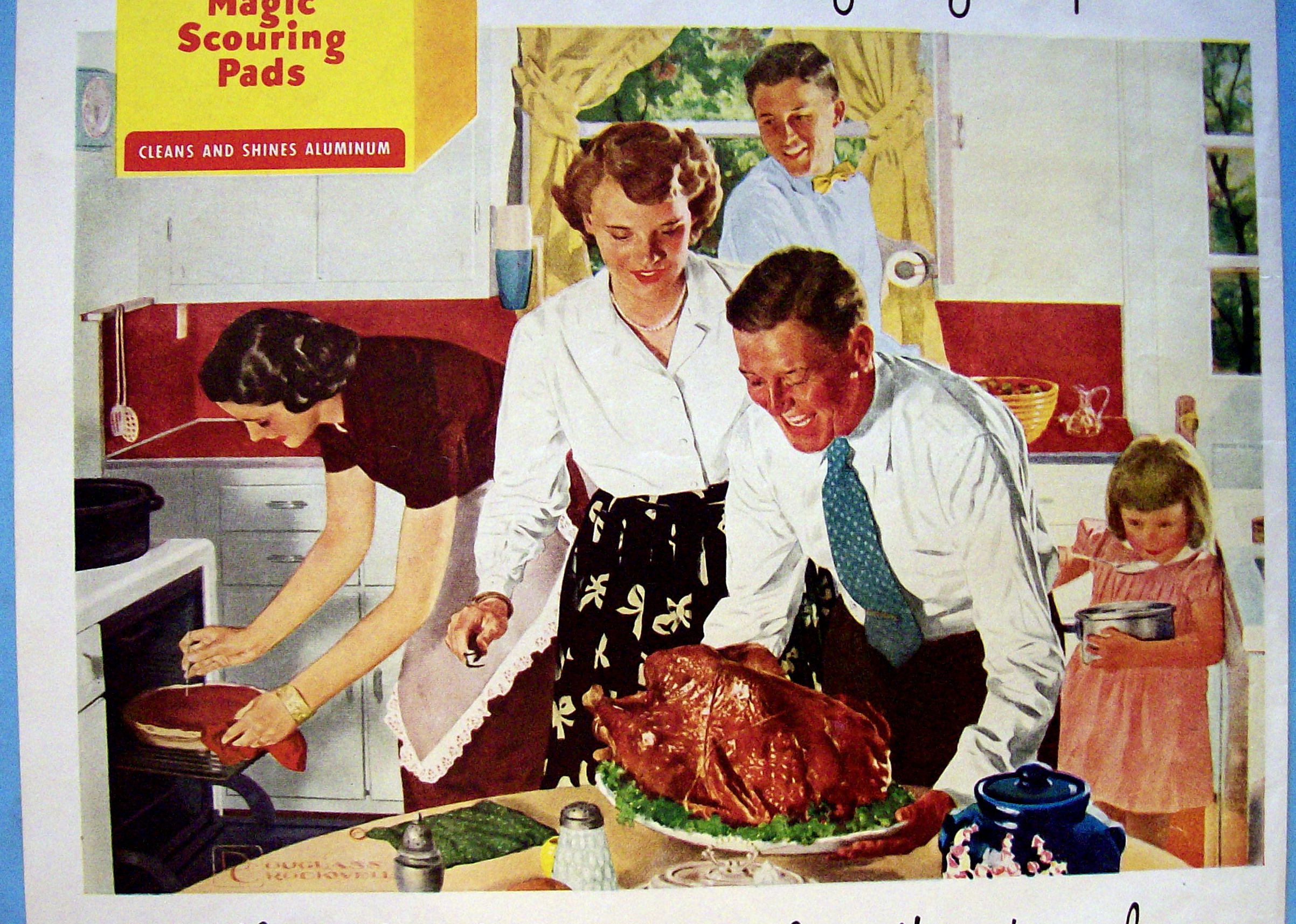 1951 S.O.S. Magic Scouring Pads By Douglas Crockwell