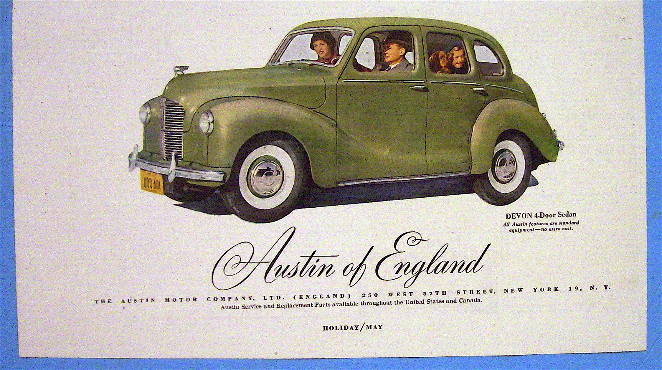 1949 Austin of England with Four Door Sedan Devon