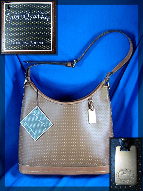 Dooney & Bourke large hobo Cabrio leather - new w/ tags