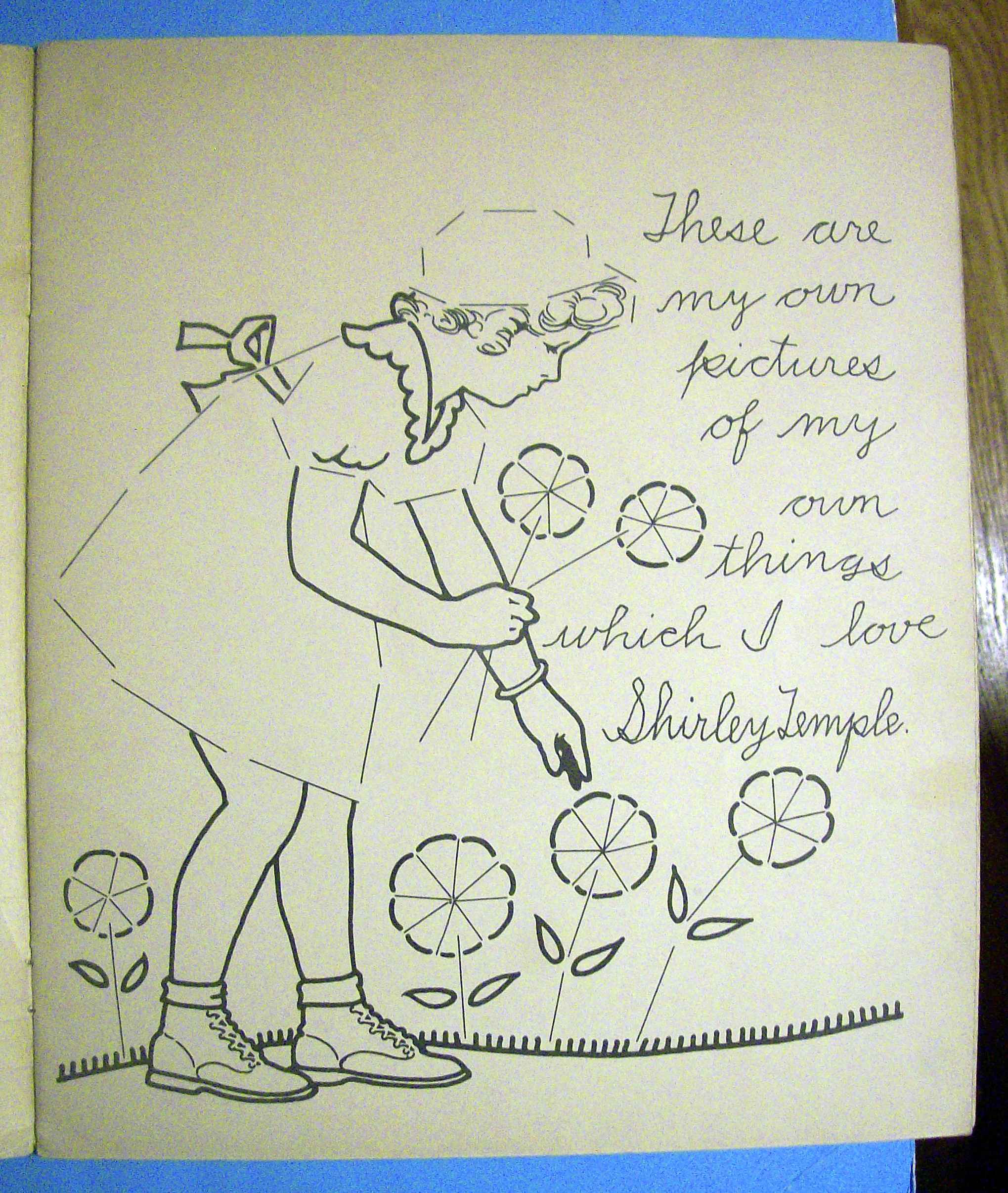 Shirley Temple Yarn Book 1936 (Shirley Temple Cover)