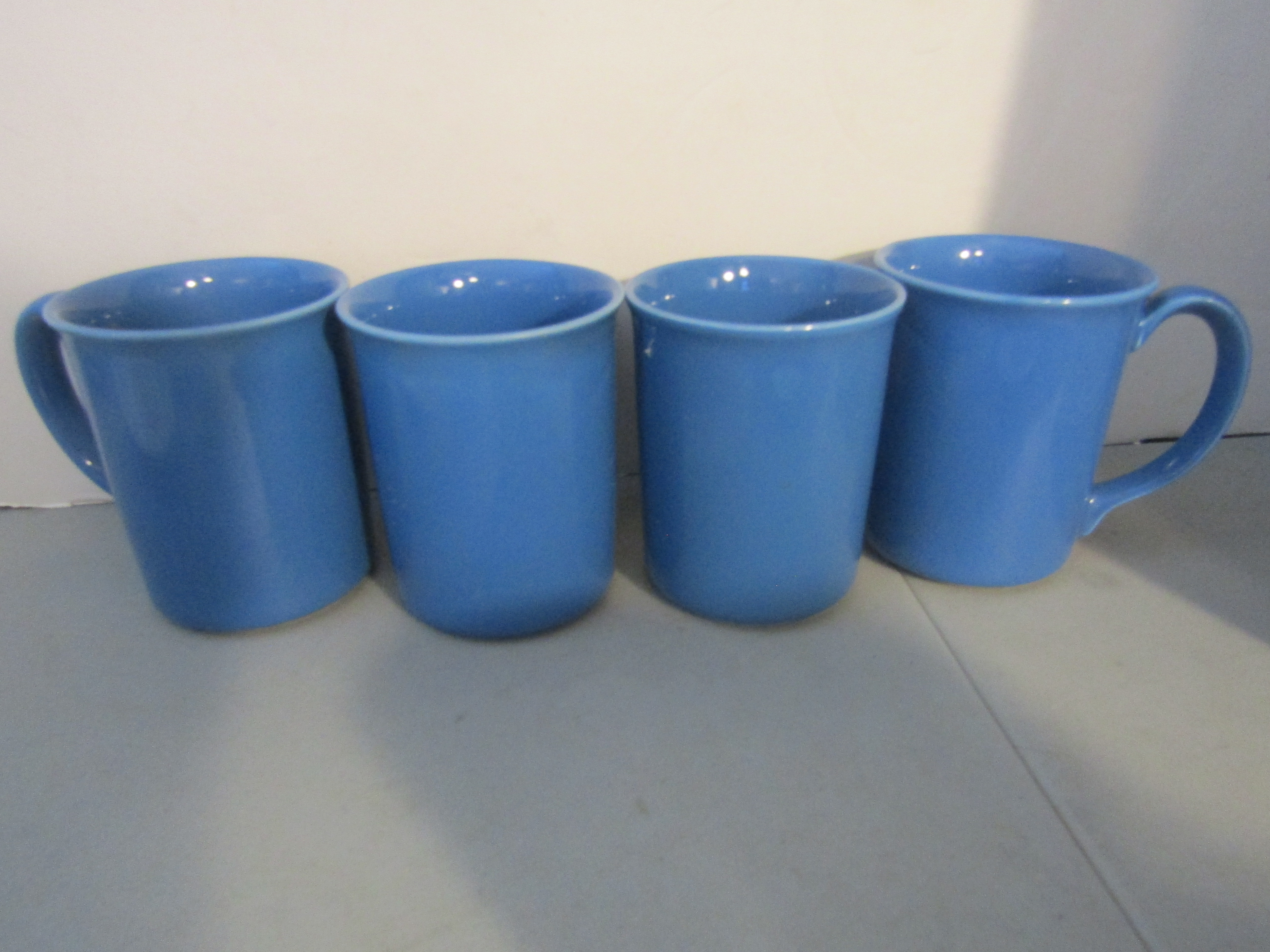Corelle Country Violets 4-Piece Coffee Mug  Set