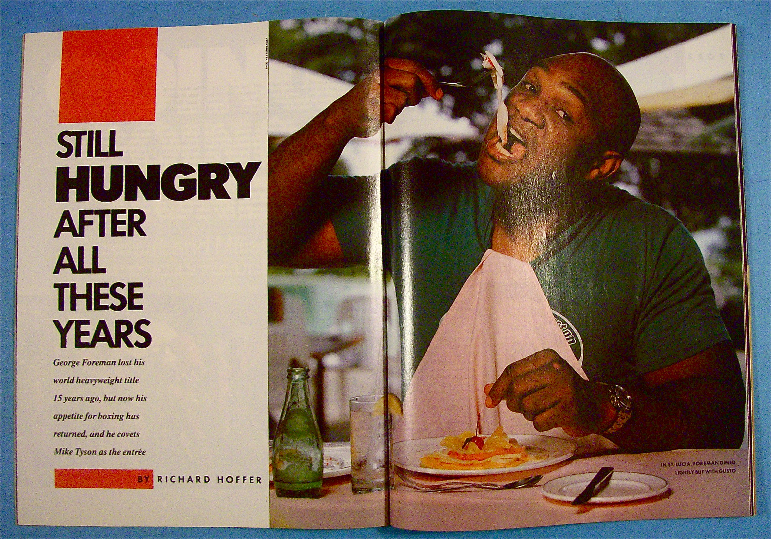 Sport Illustrated Magazine July 17, 1989 George Foreman