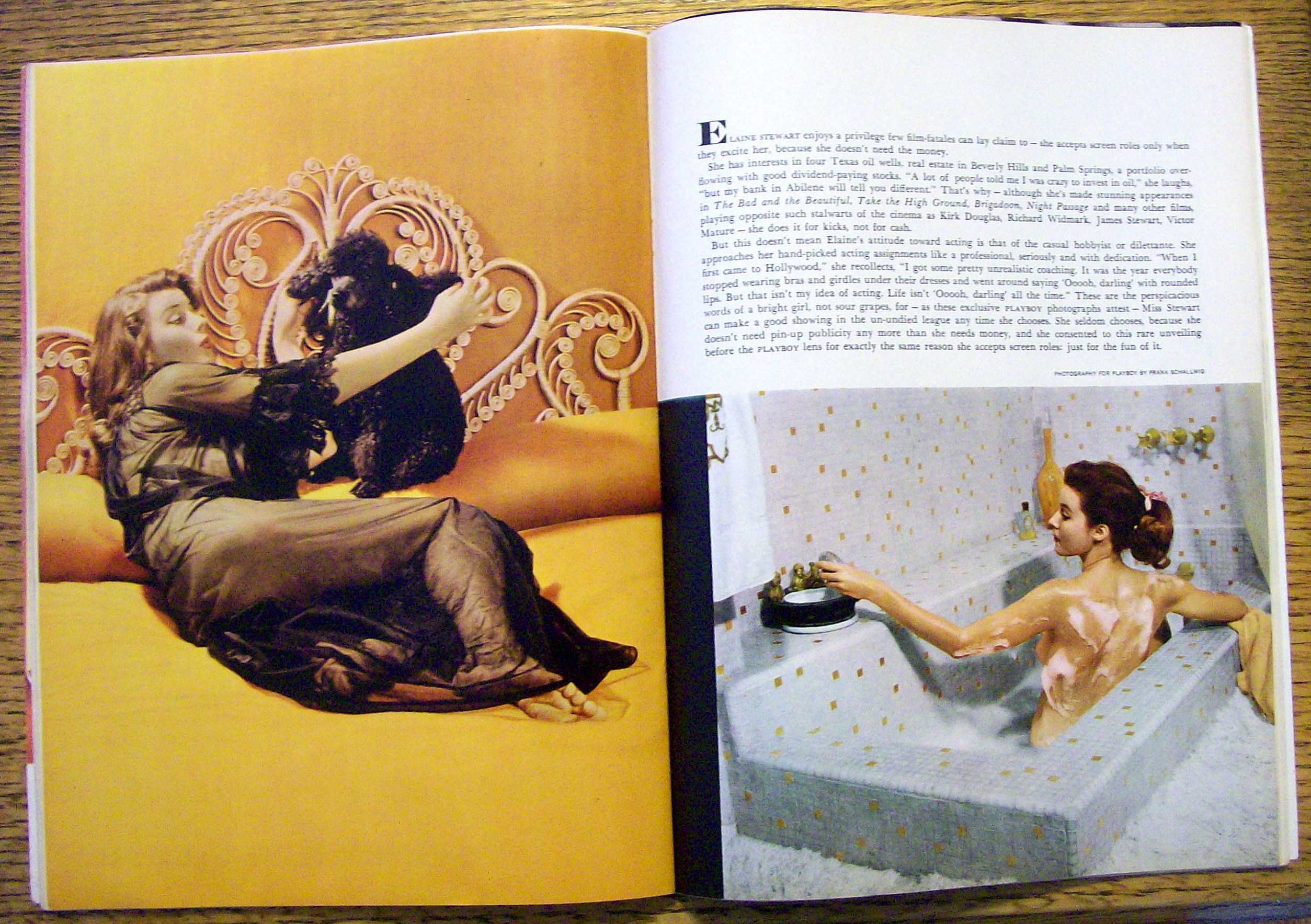 Playboy Magazine-October 1959-Elaine Reynolds