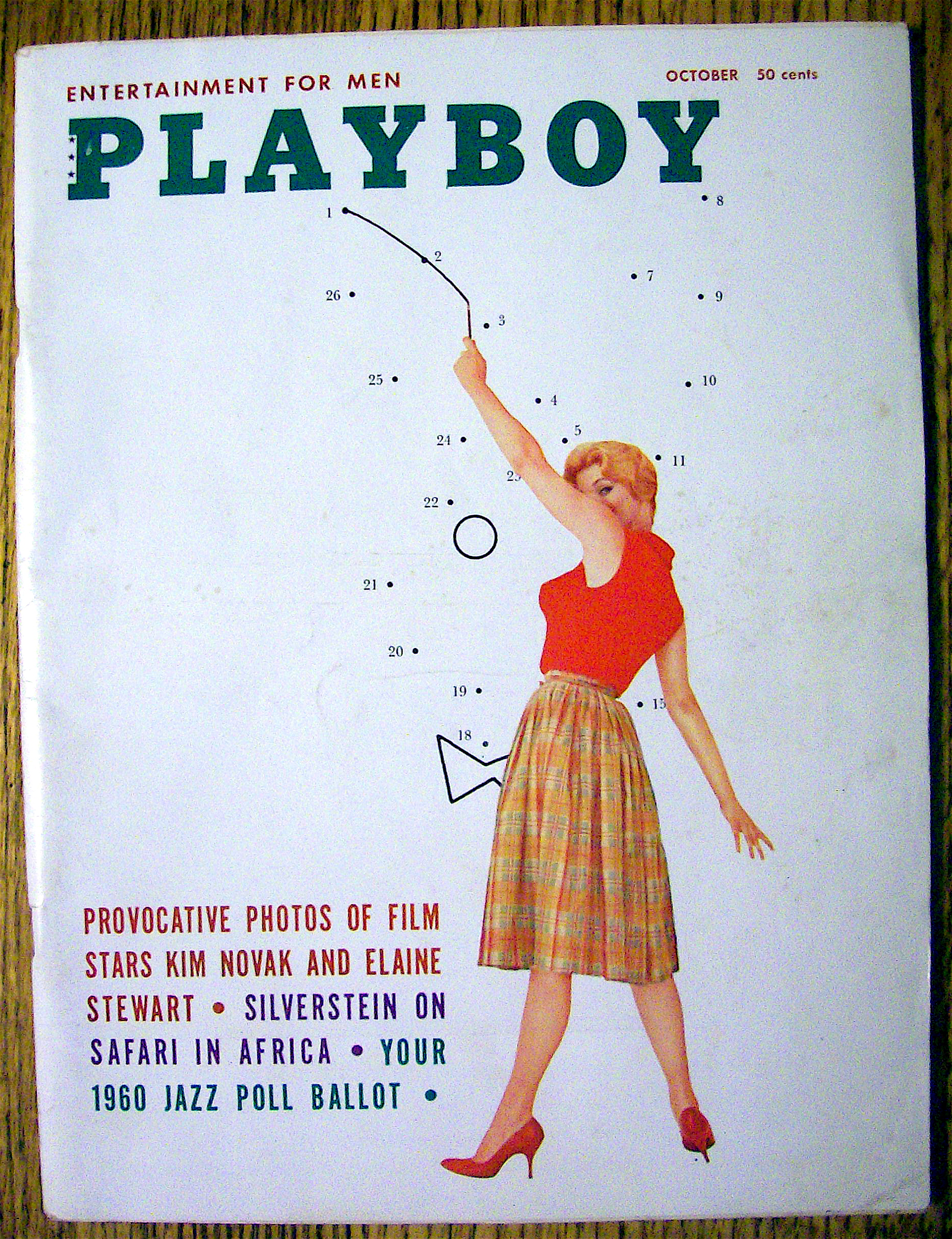 Playboy Magazine-October 1959-Elaine Reynolds