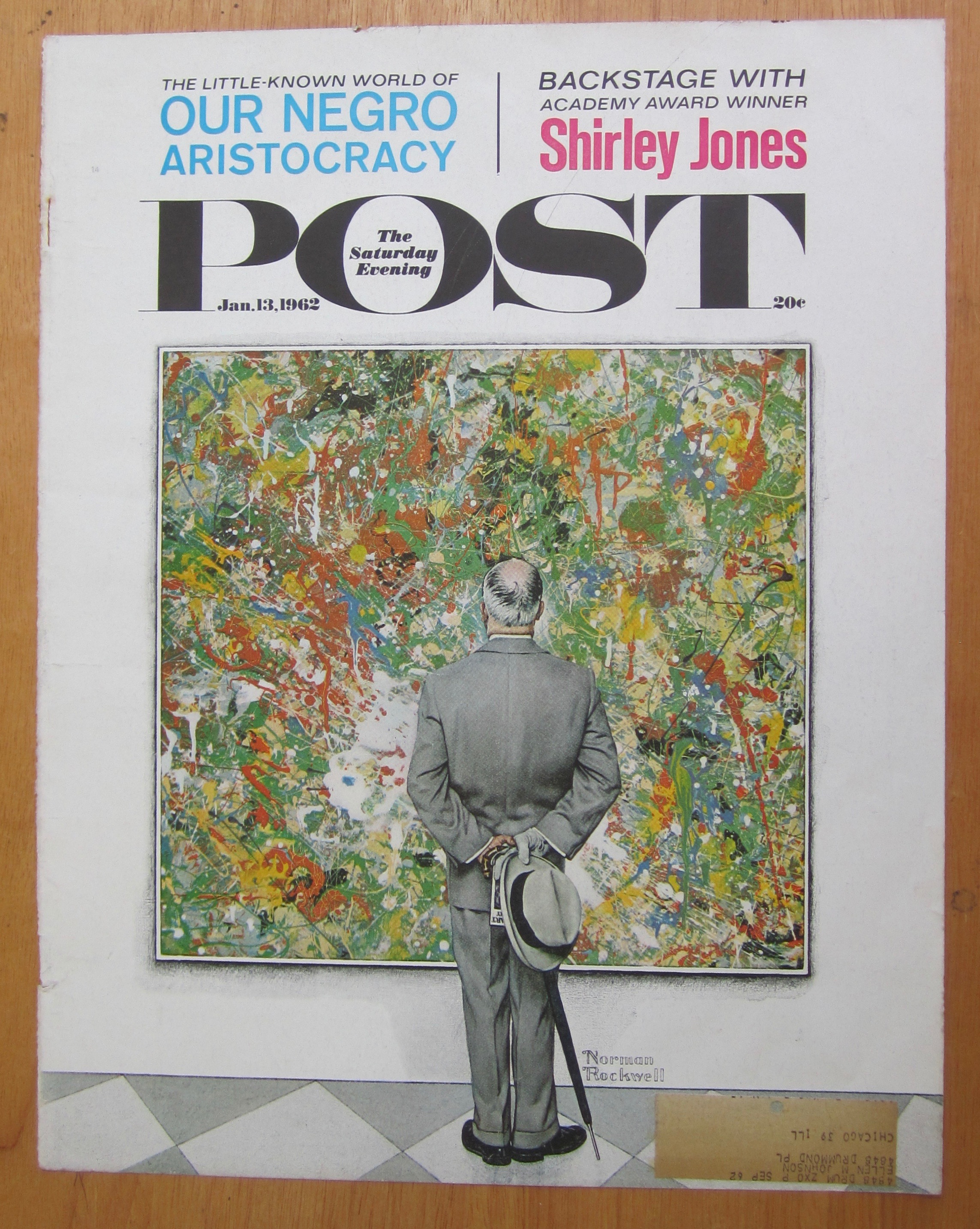 1962 Saturday Evening Post Cover (Only) By Rockwell