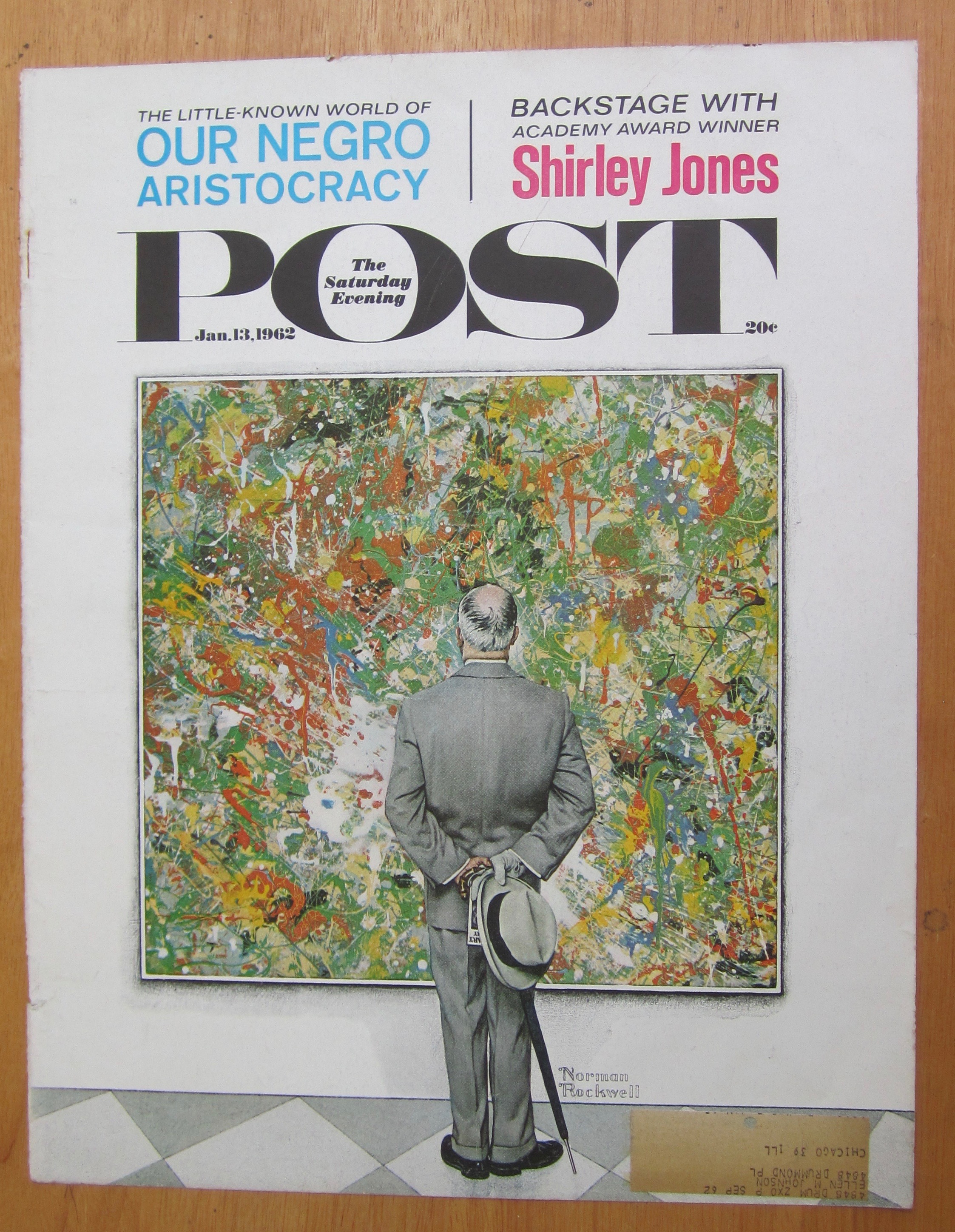 1962 Saturday Evening Post Cover (Only) By Rockwell