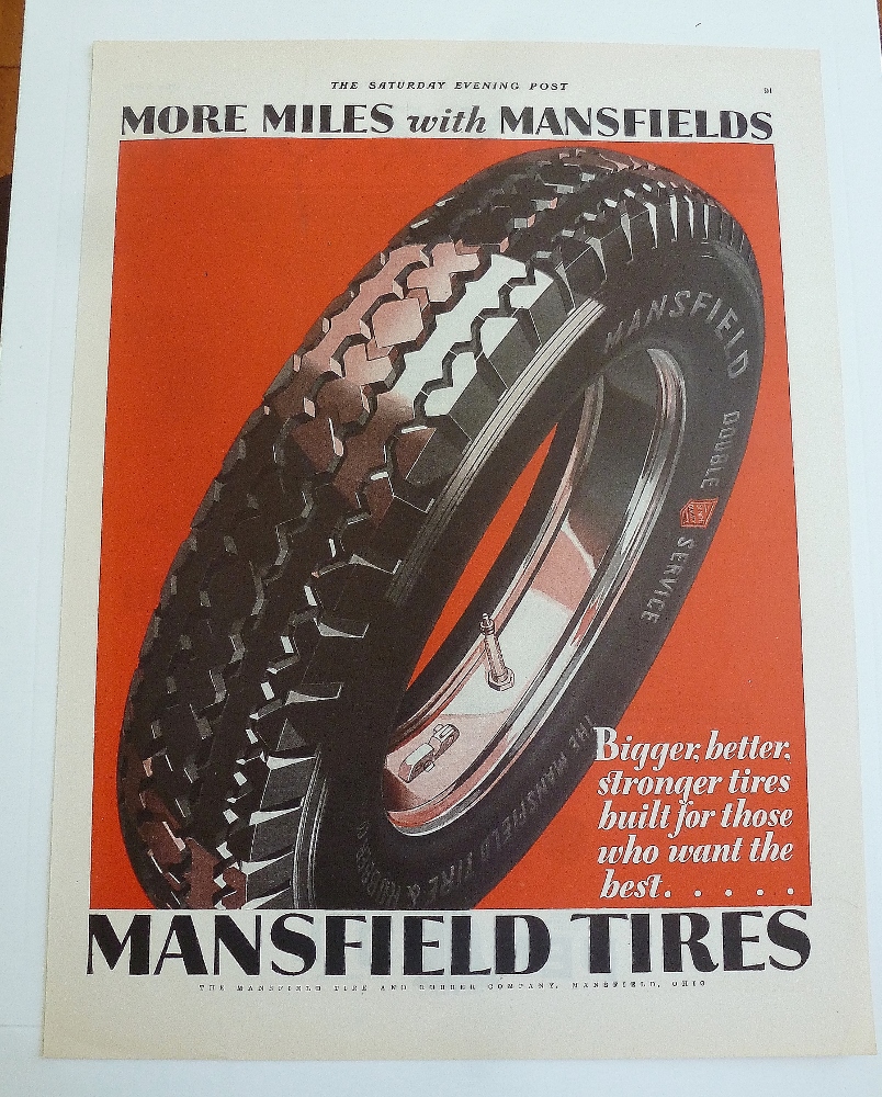 1929 Mansfield Tires With Tire