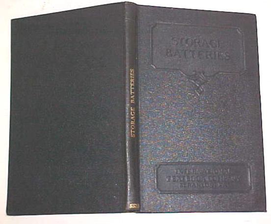 Storage Batteries 1939 International Textbook