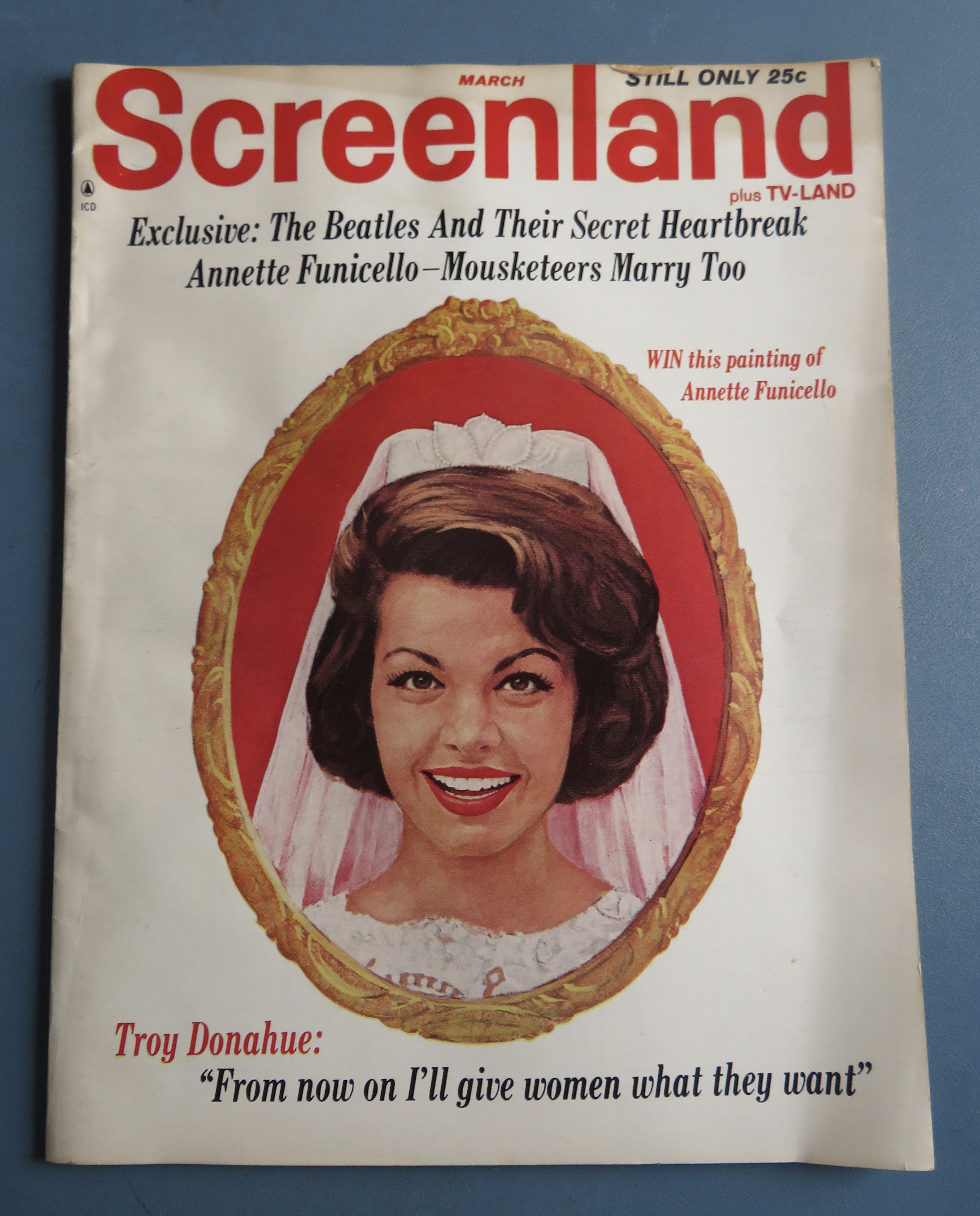 Screenland Magazine March 1965 Annette Funicello