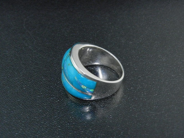 Studio GL Sterling Silver Sleeping Beuty Turquoise Opal