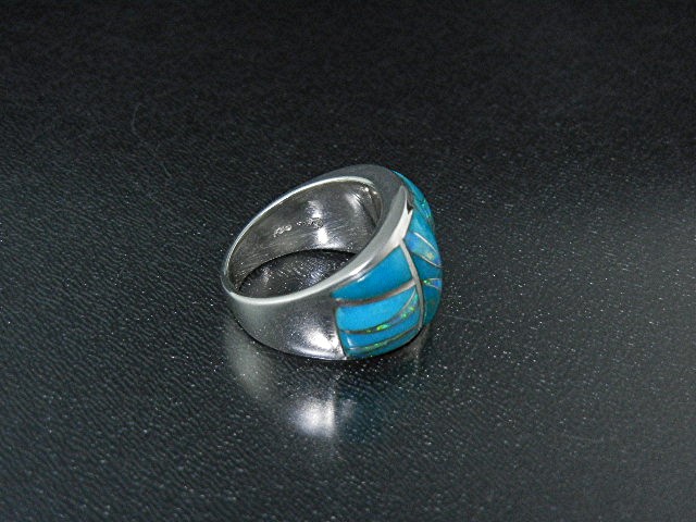 Studio GL Sterling Silver Sleeping Beuty Turquoise Opal