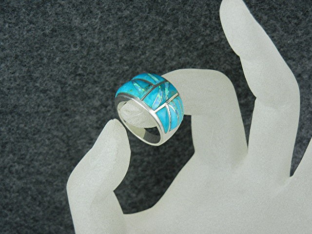 Studio GL Sterling Silver Sleeping Beuty Turquoise Opal