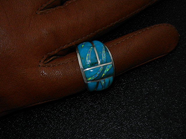 Studio GL Sterling Silver Sleeping Beuty Turquoise Opal