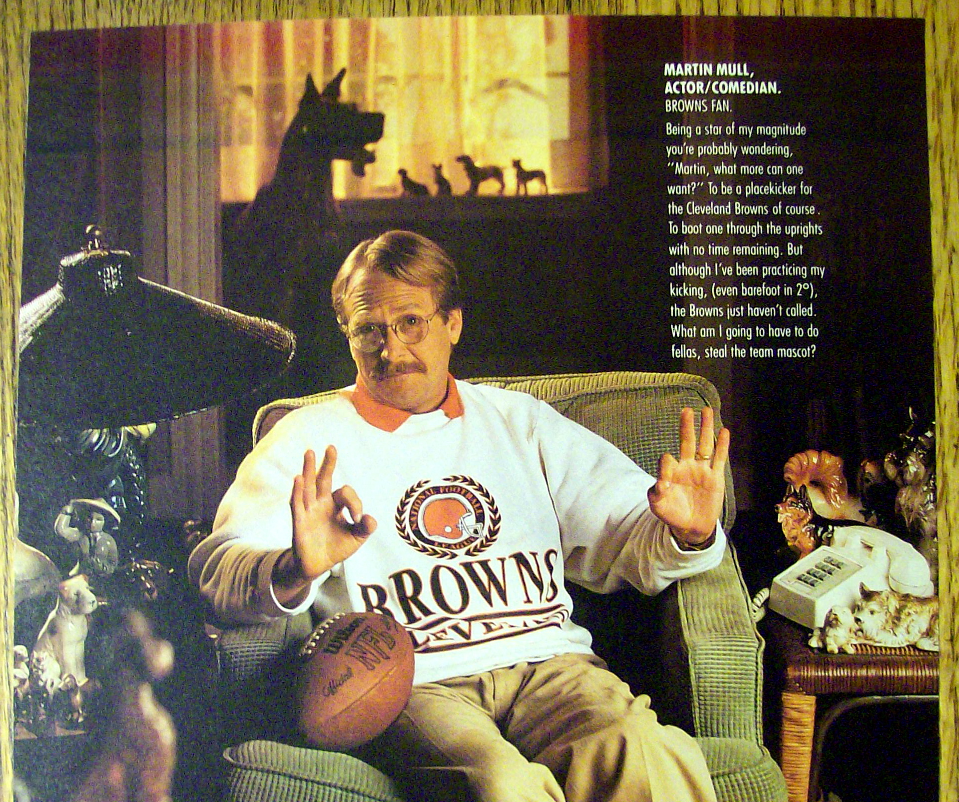 1990 Team NFL with Martin Mull