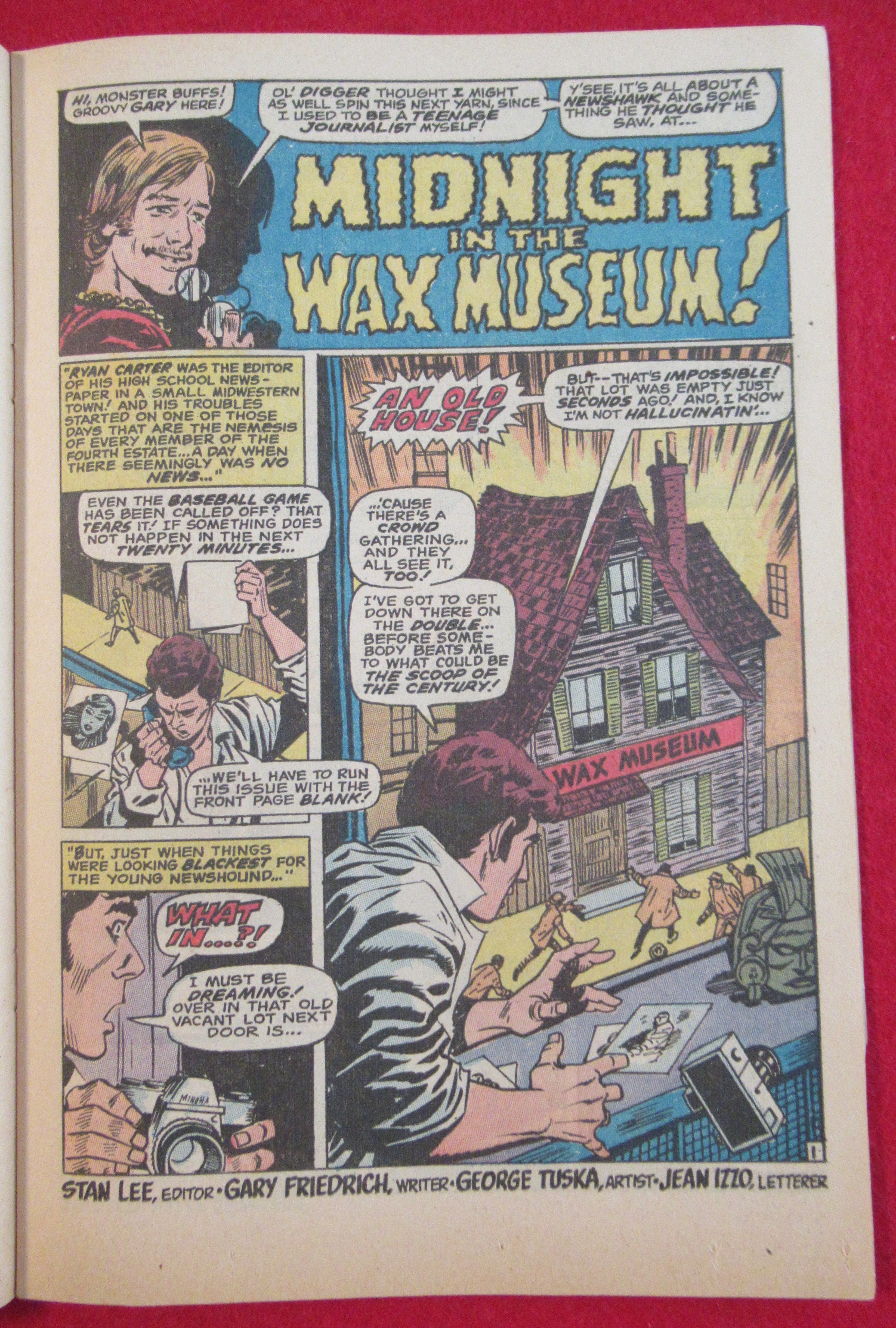 Tower Of Shadows Comic January 1970 Moving Finger