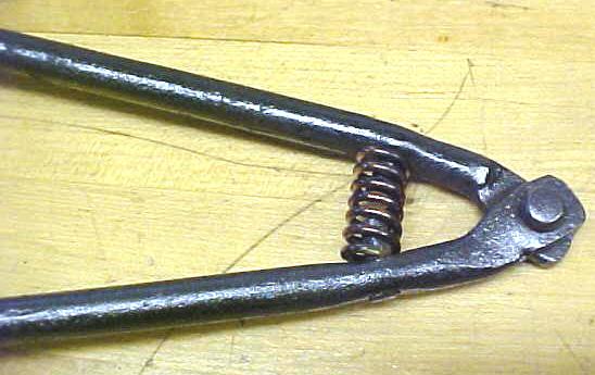 Beef Steak Tongs Hand Forged Iron 1800's