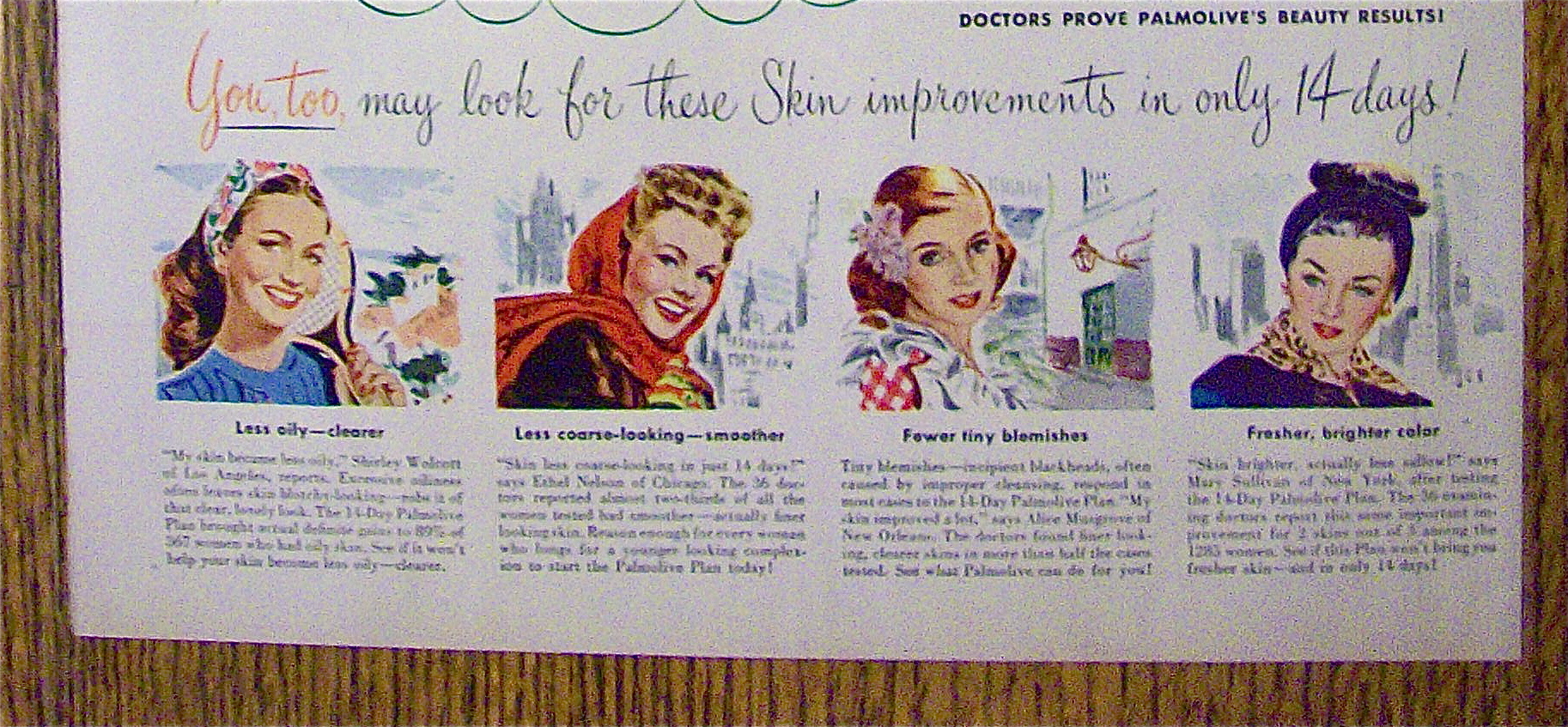 1945 Palmolive Soap with Soldier & Woman