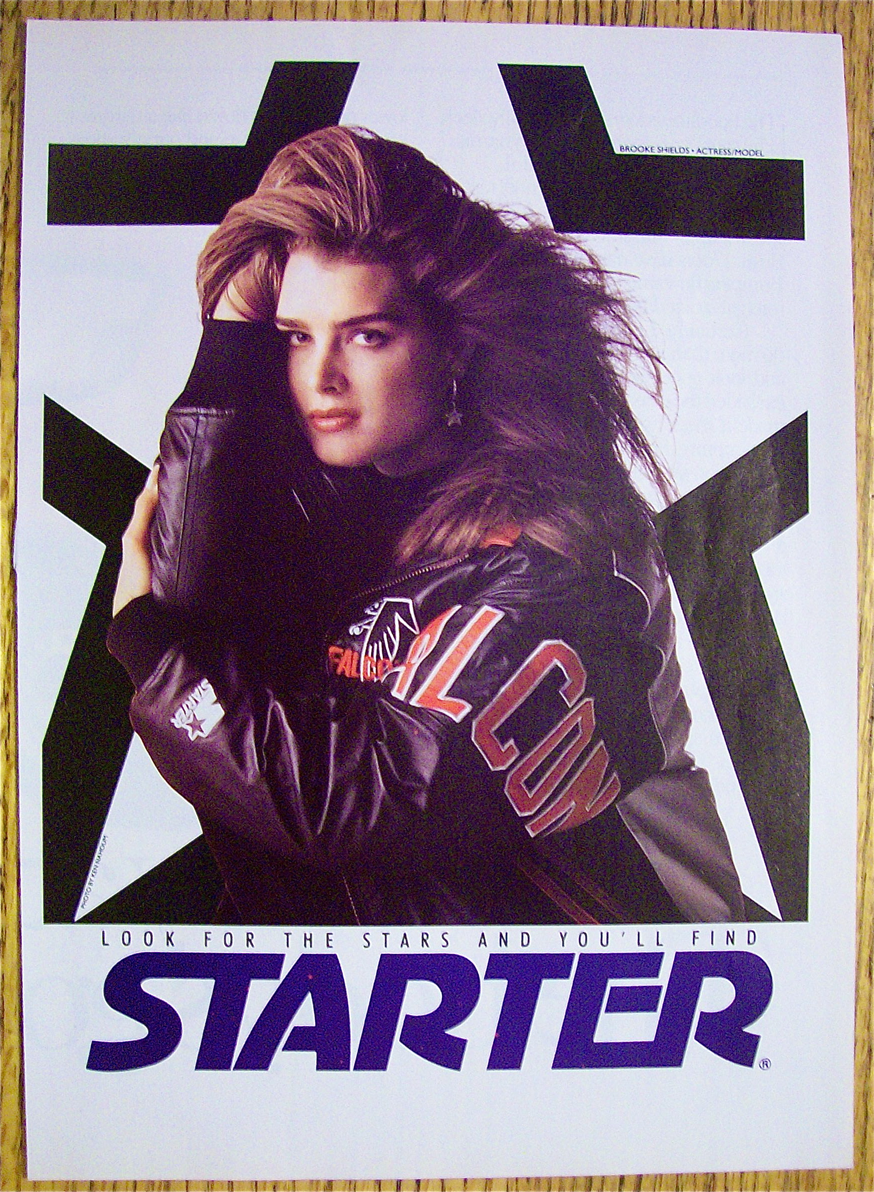 1992 Starter Jacket With Brooke Shields