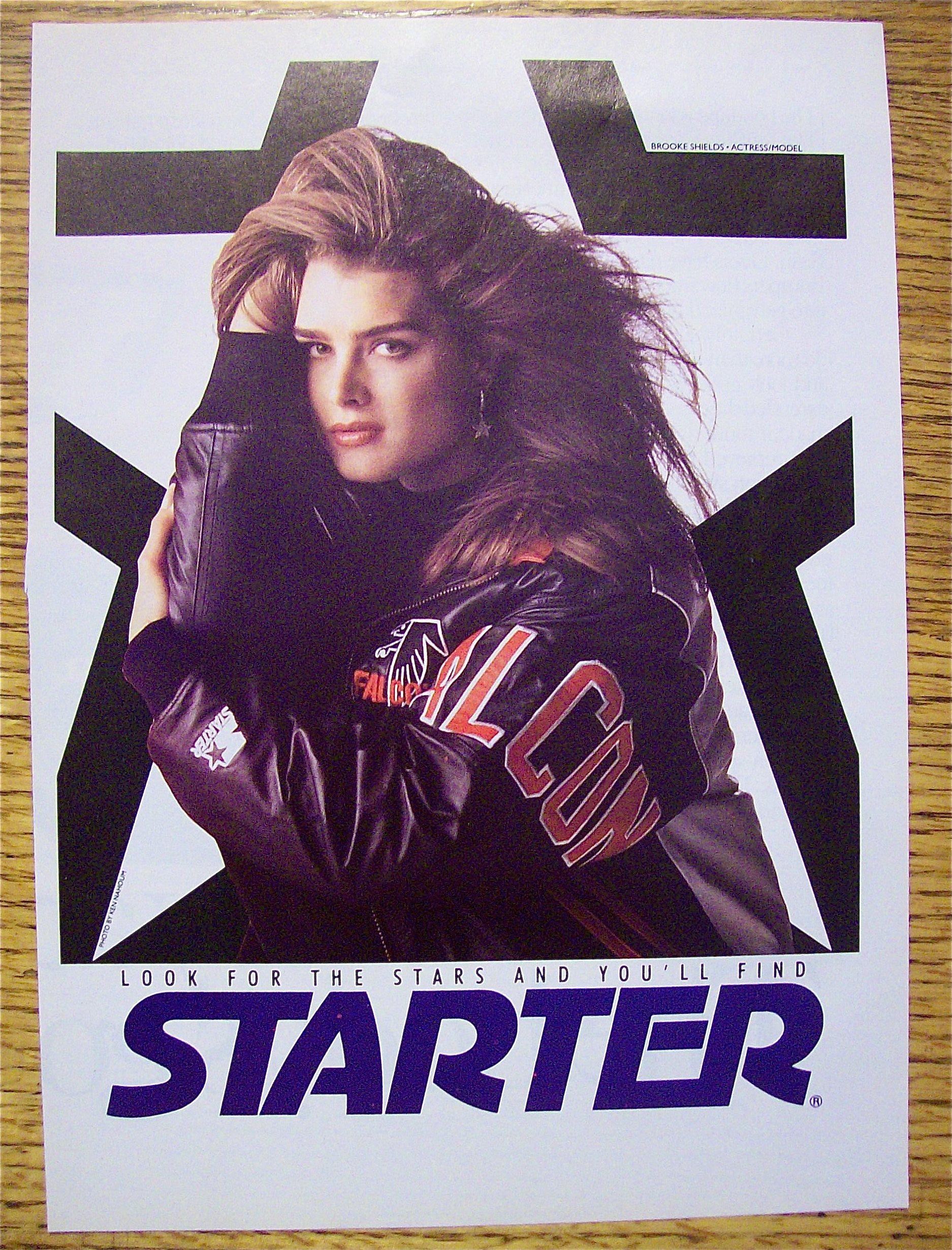 1992 Starter Jacket With Brooke Shields
