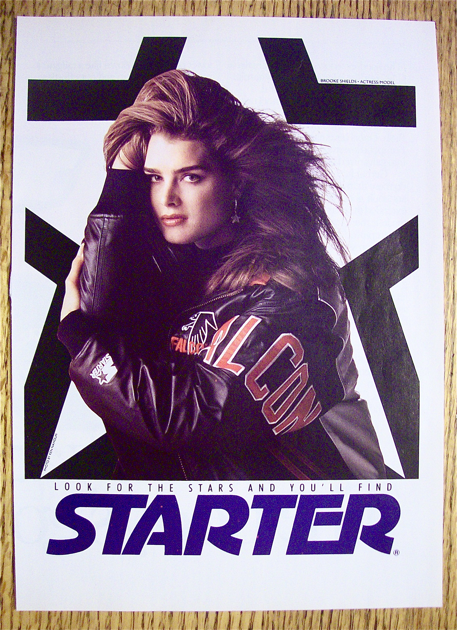 1992 Starter Jacket With Brooke Shields