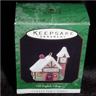 Old English Village Mini Hallmark Ornament