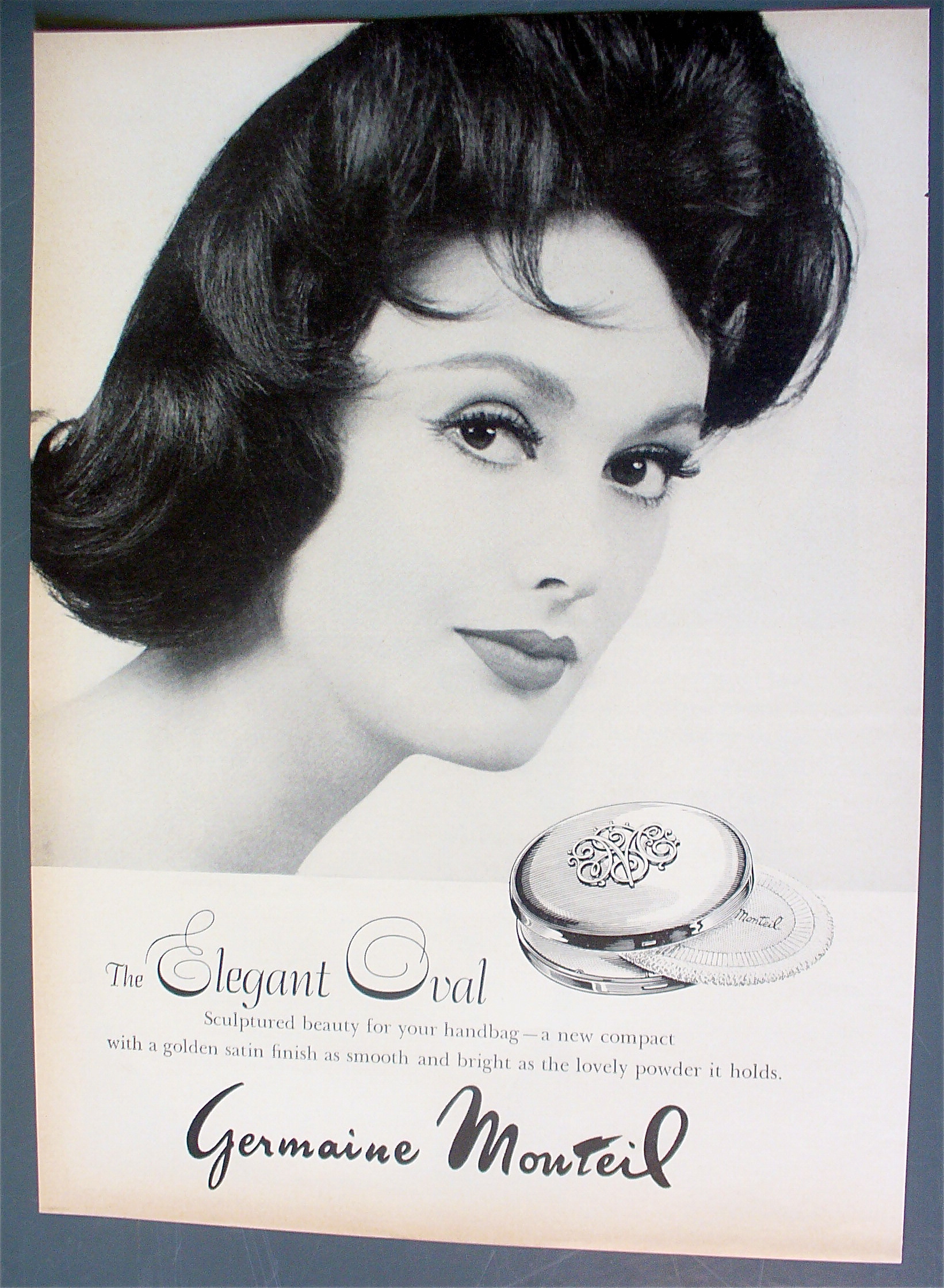 1963 Germaine Monteil with Woman & Elegant Oval