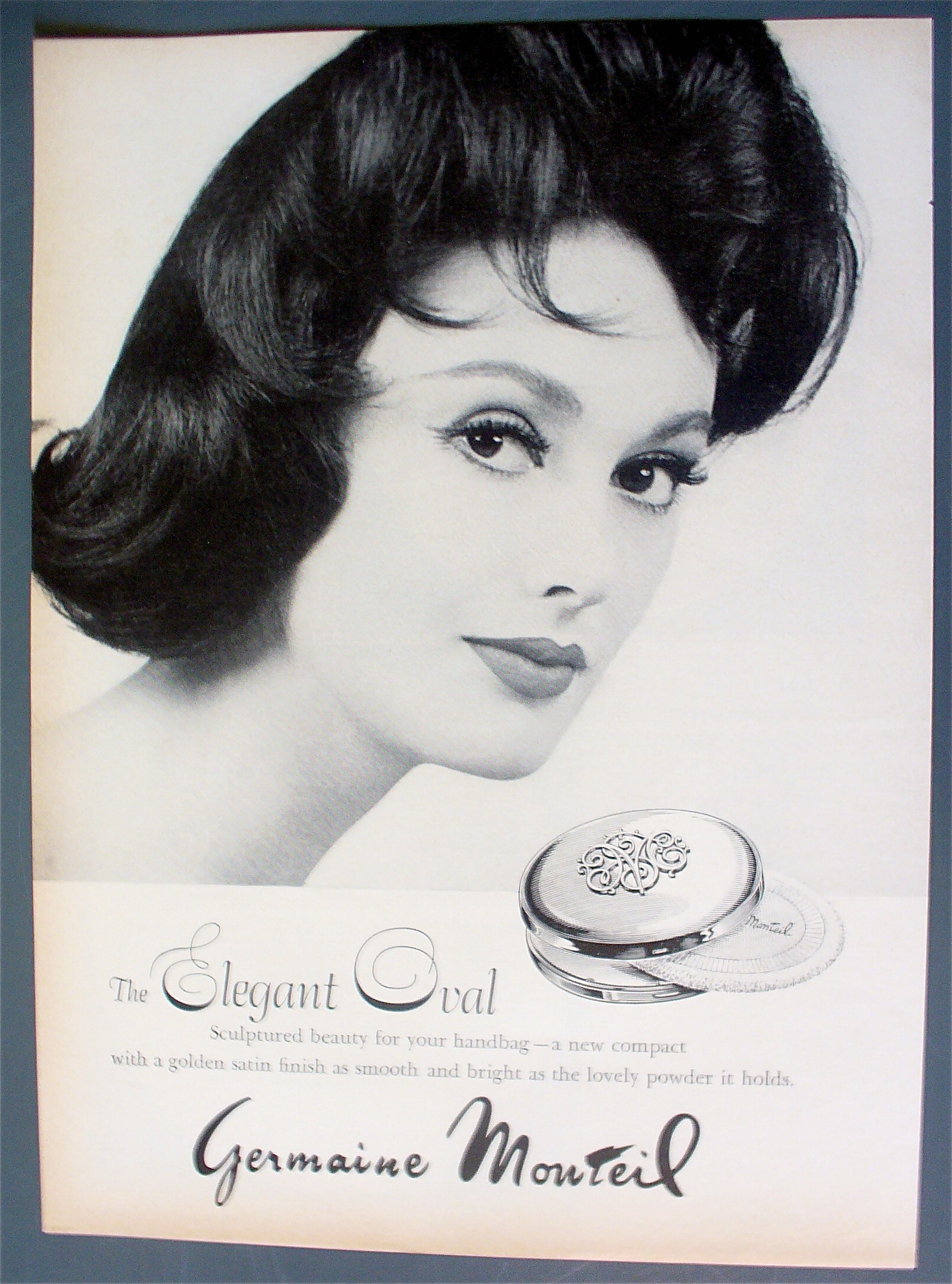 1963 Germaine Monteil with Woman & Elegant Oval
