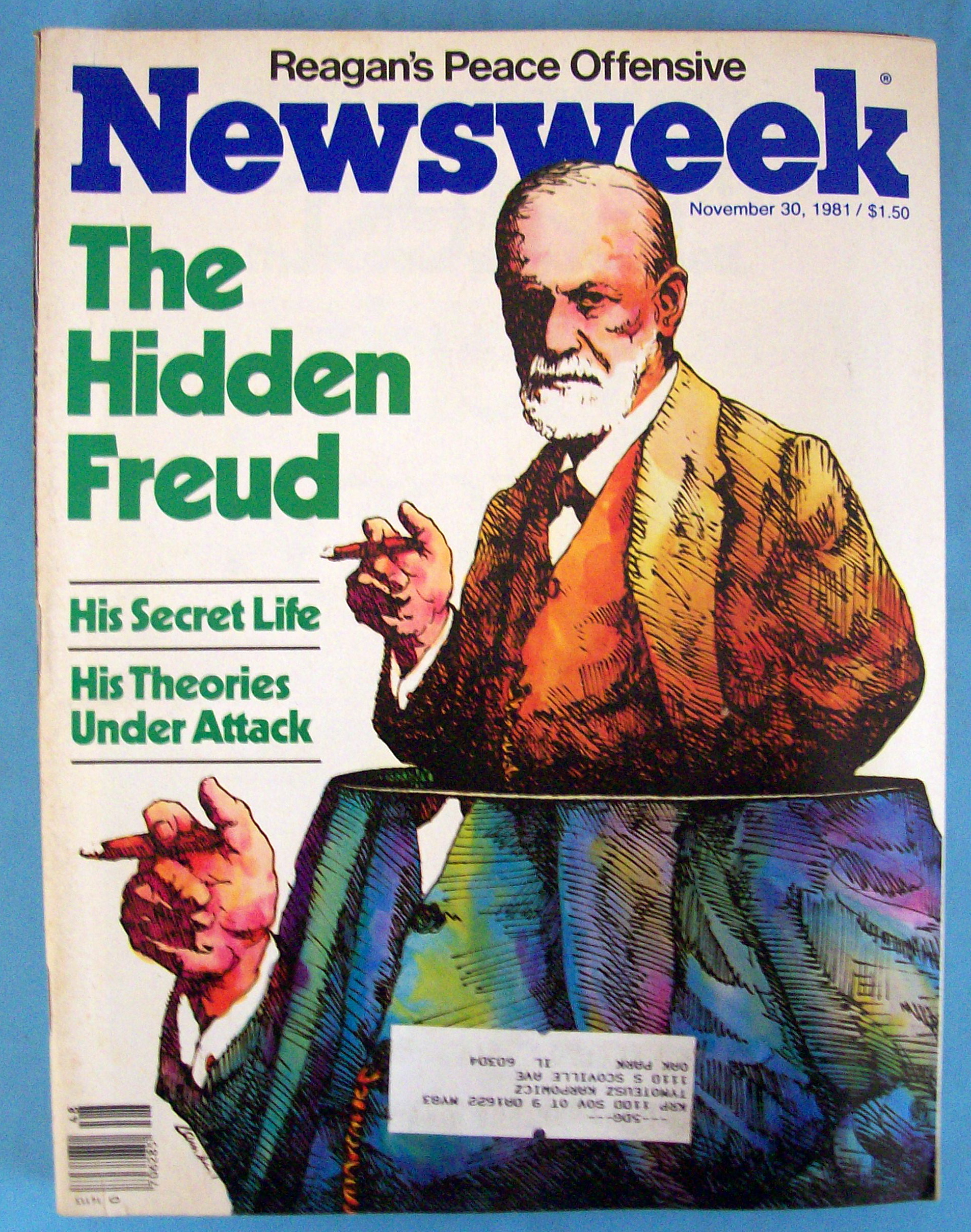 Newsweek Magazine - November 30, 1981 - Hidden Freud