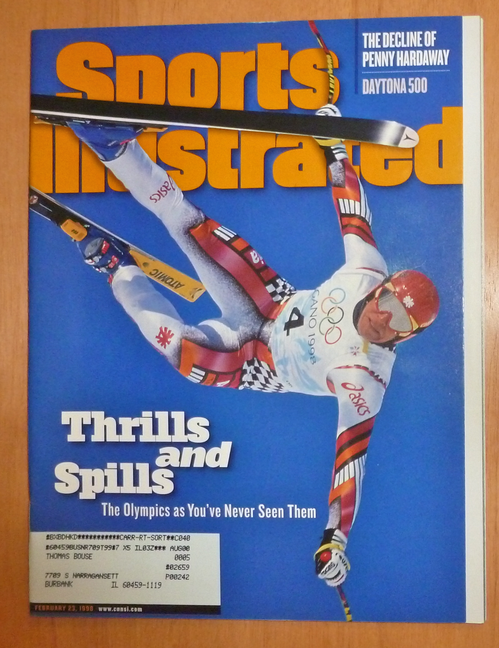 Sports Illustrated Magazine-February 23, 1998-Olympics
