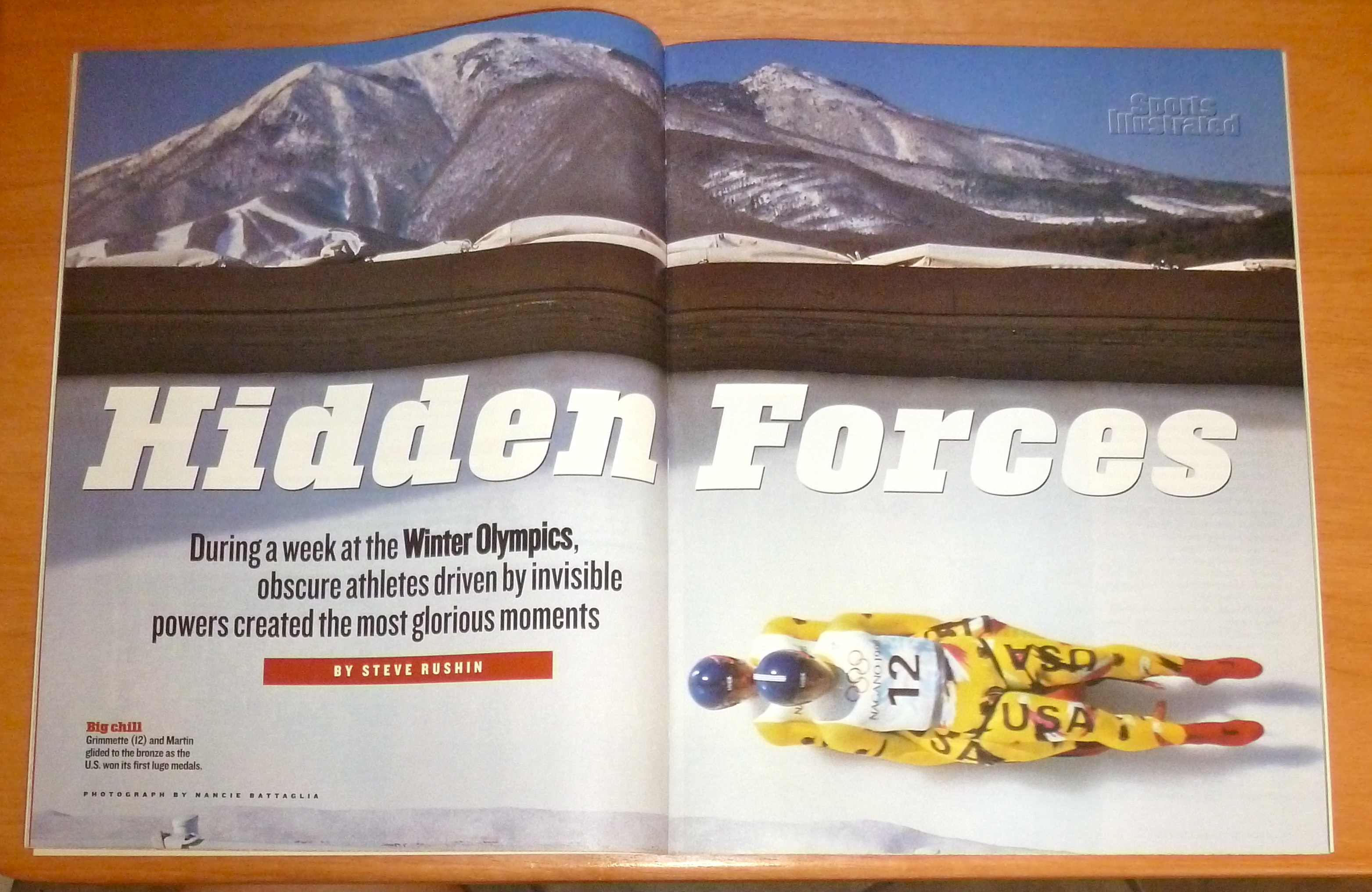 Sports Illustrated Magazine-February 23, 1998-Olympics
