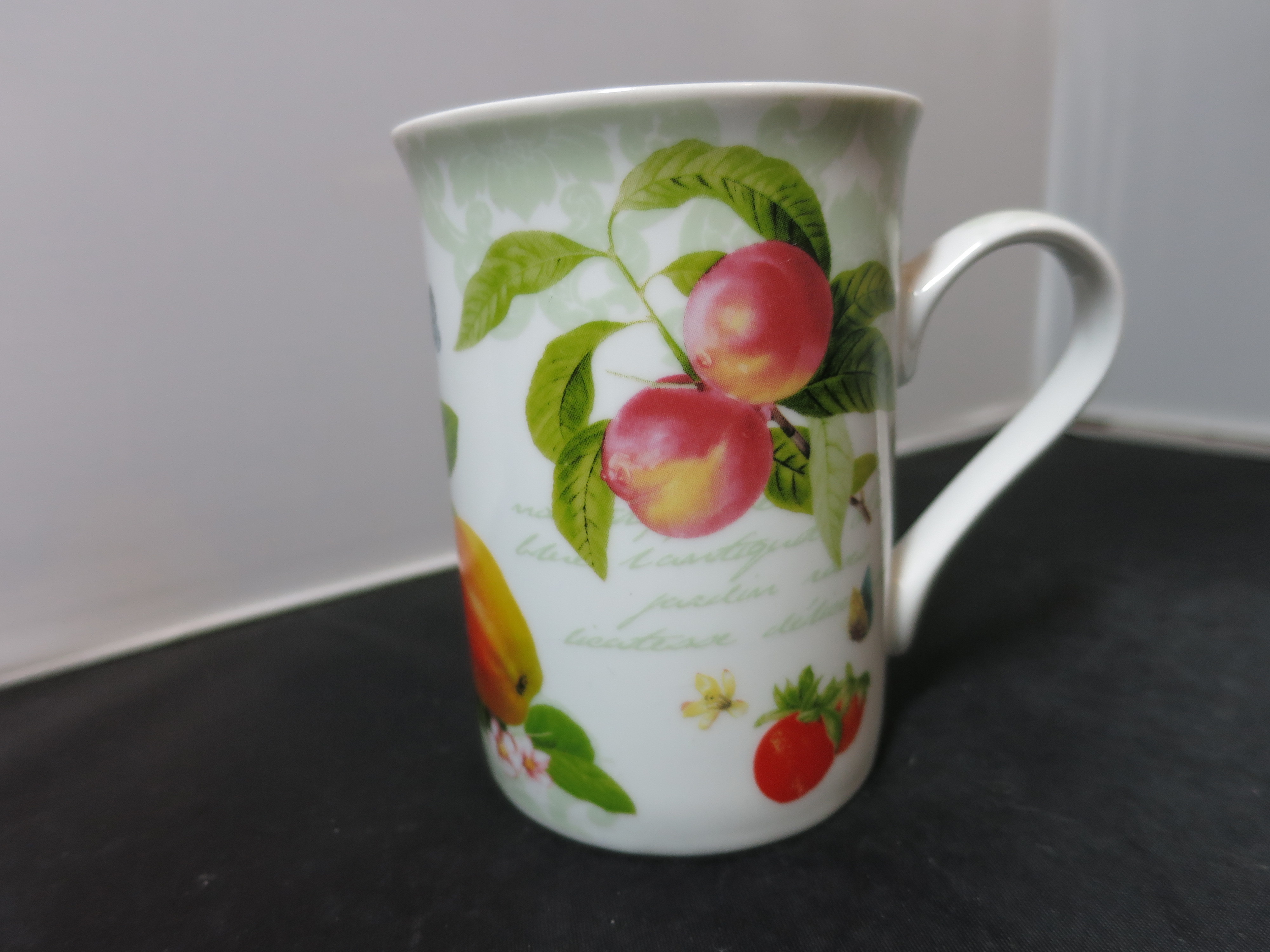 Masterpiece Collection Fruit Cup Mug 8 fl oz bone china