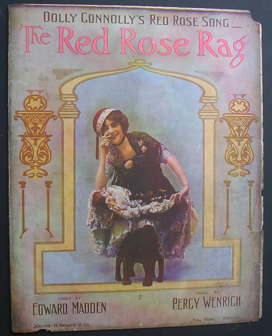 Sheet Music For 1911 The Red Rose Rag